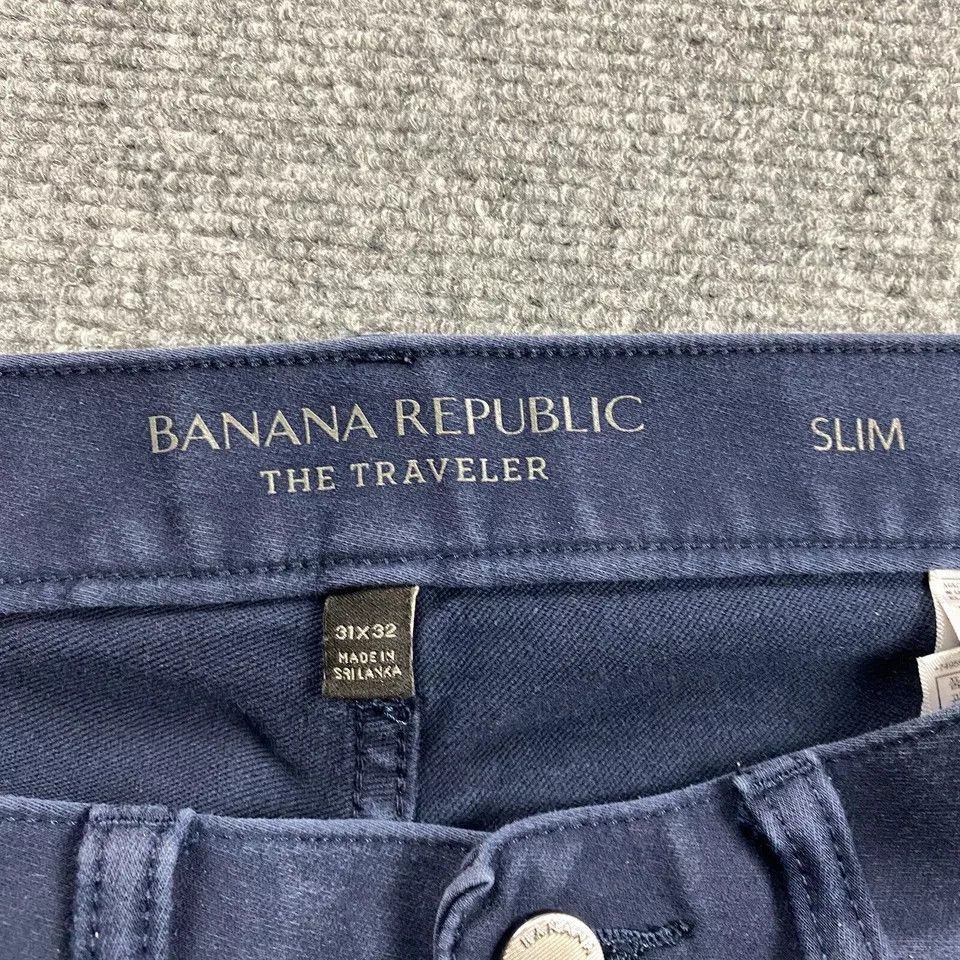 Banana Republic Banana Republic Jeans Men's 31x32 Slim Fit The Traveler Blue Size US 31 - 7 Thumbnail