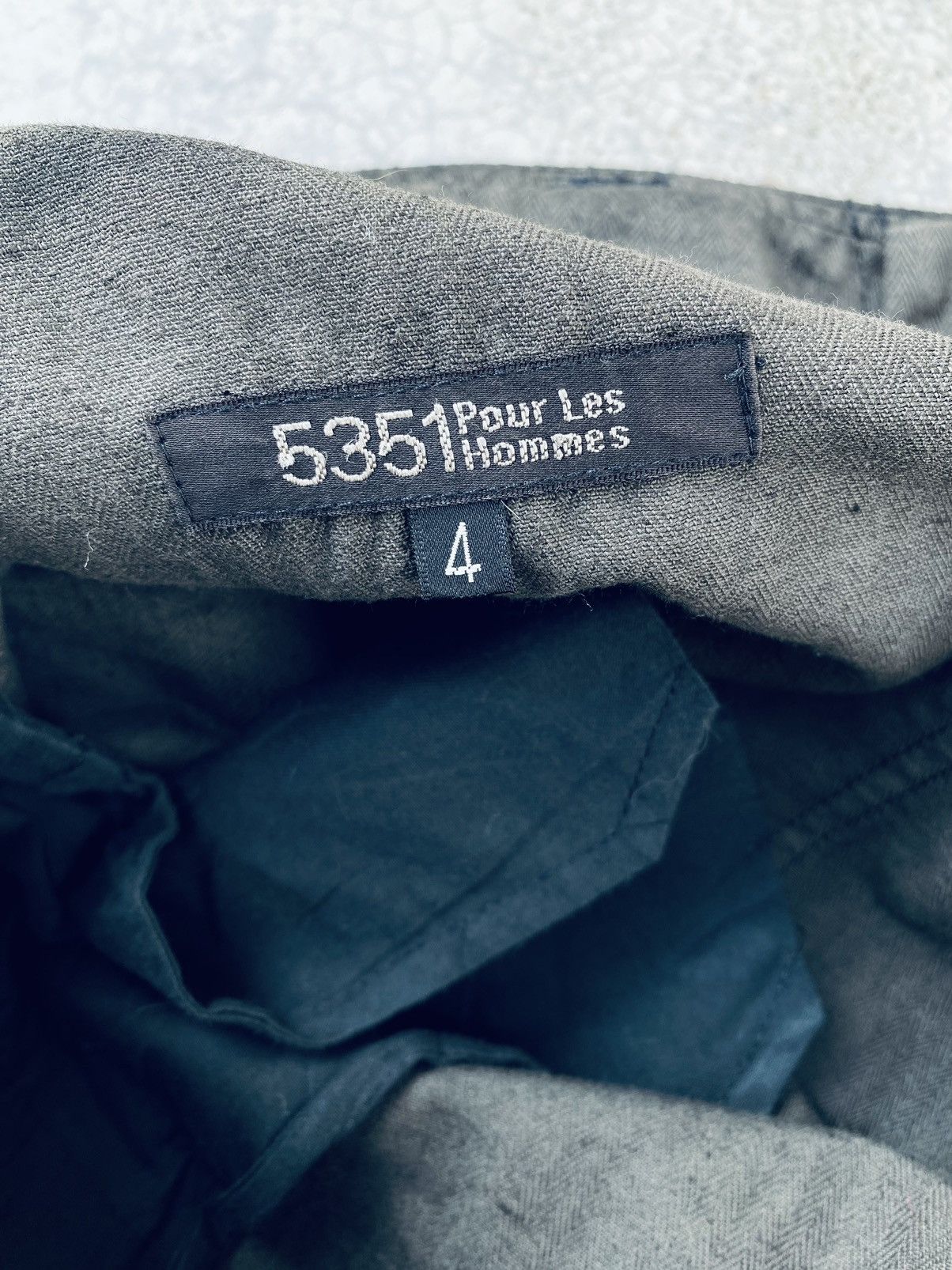 5351 POUR LES HOMMES Vintage 5351 Pour Les Hommes Flared Zipper Pants Size US 35 - 15 Thumbnail