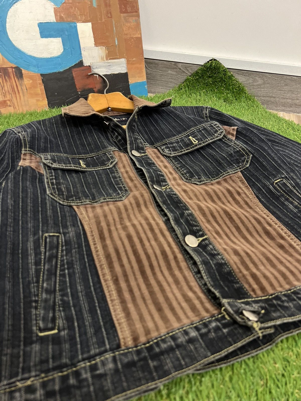 Japanese Brand × Vintage Vintage Y2K Denim Jacket jeans retro style size M Size M / US 6-8 / IT 42-44 - 6 Thumbnail