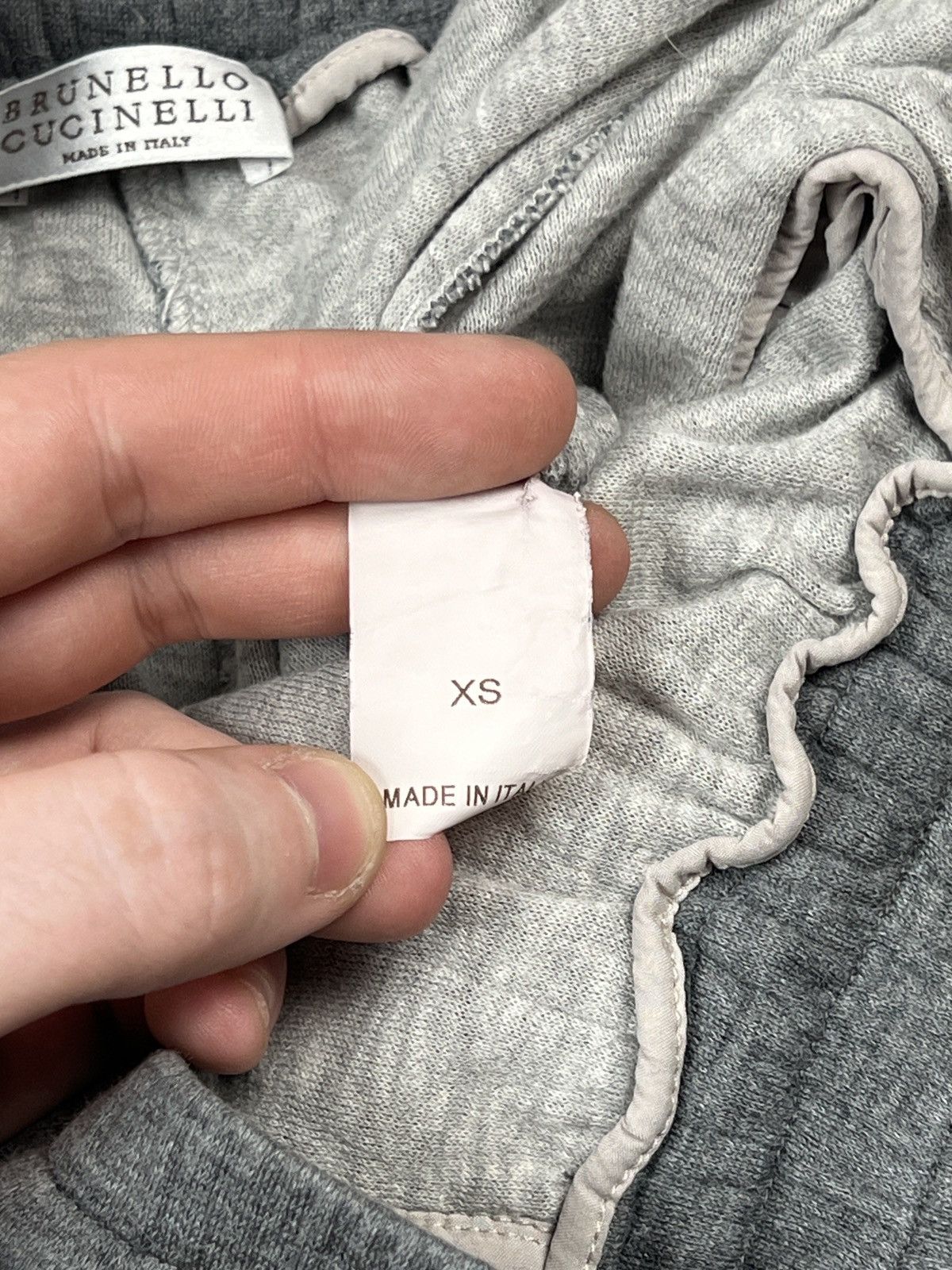 Brunello Cucinelli Brunello Cucinelli Cotton Sweatpants (Y0374) Size 25" / US 0 / IT 36 - 8 Thumbnail
