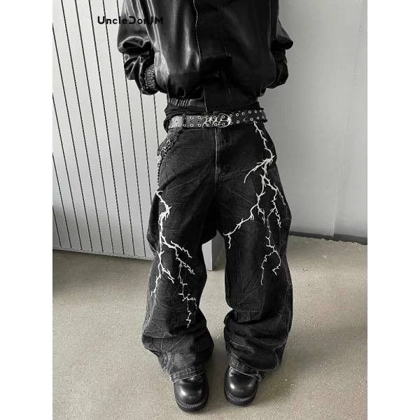 Japanese Brand × Vintage casual baggy high-waisted jeans. Size US 36 / EU 52 - 1 Thumbnail