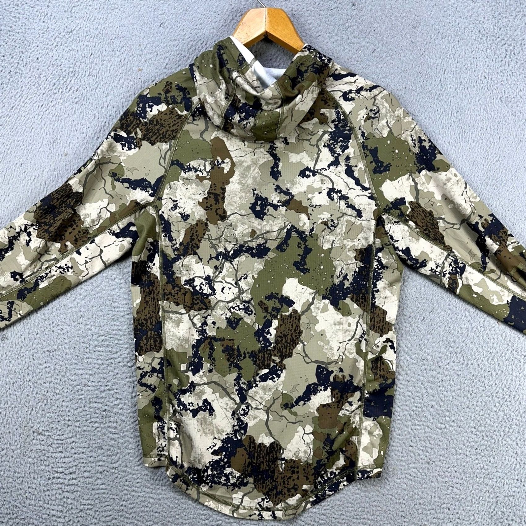 Layer 8 VINTAGE Kings Shirt Hoodie Mens Medium Green Quarter Zip Base Layer NEW Size US M / EU 48-50 / 2 - 3 Thumbnail
