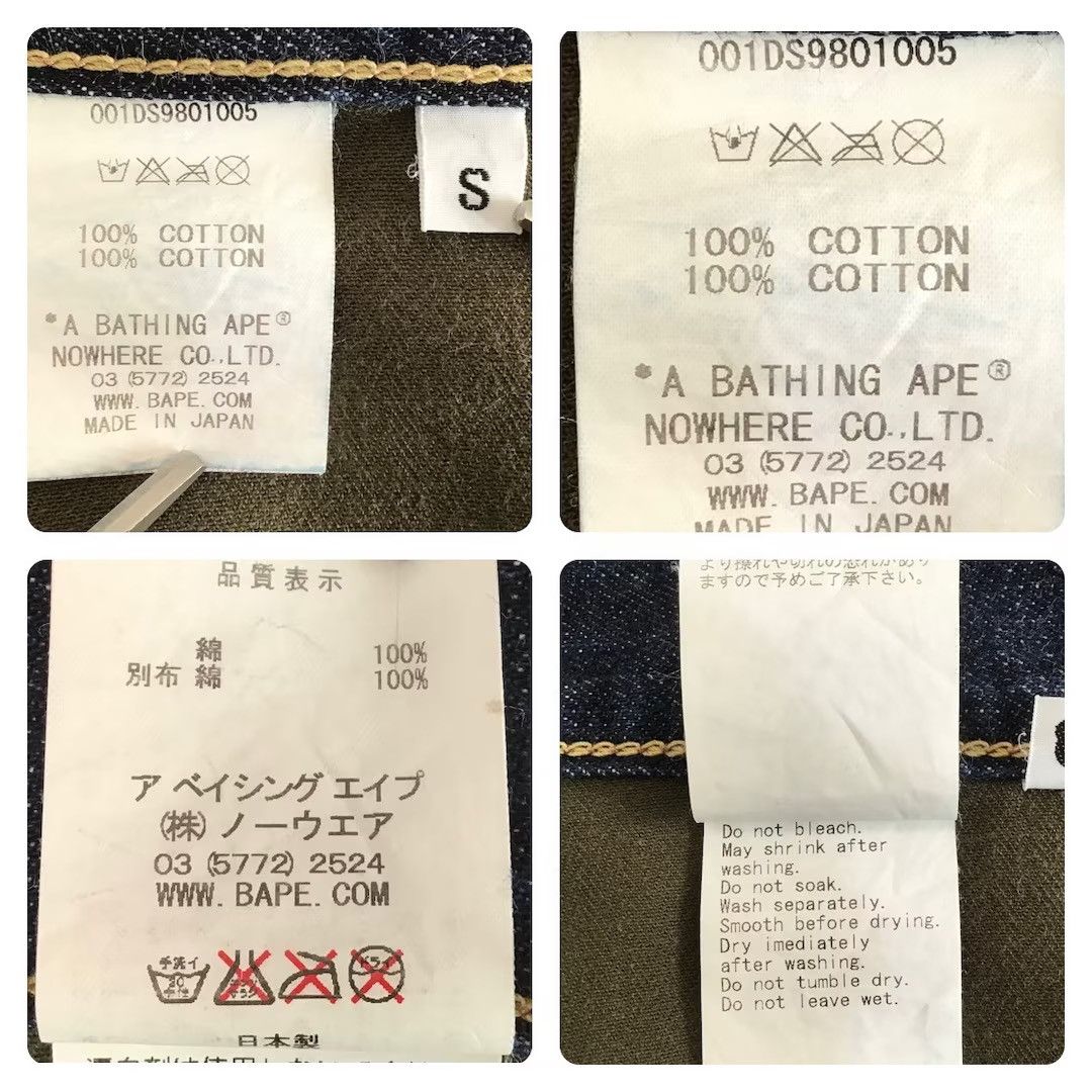 Bape BAPE STA Embroidery Denim Shorts a bathing ape NIGO ★size S Size US 30 / EU 46 - 9 Thumbnail