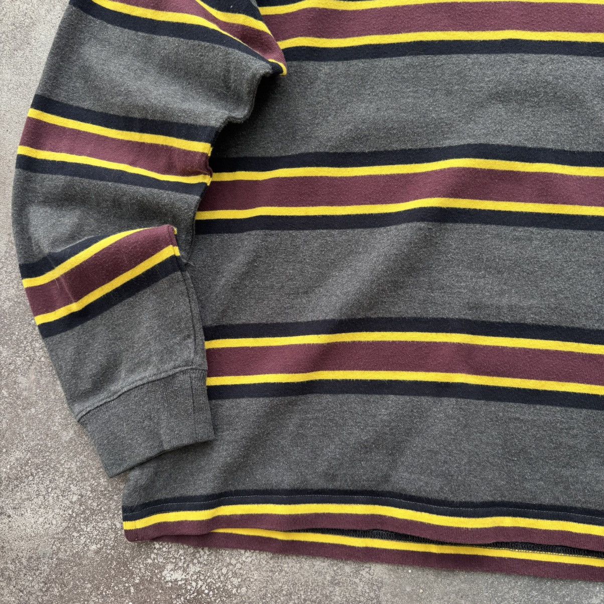 Fred Perry Fred Perry Vintage Stripped Rugby Long Sleeve T-Shirt Size US L / EU 52-54 / 3 - 6 Thumbnail