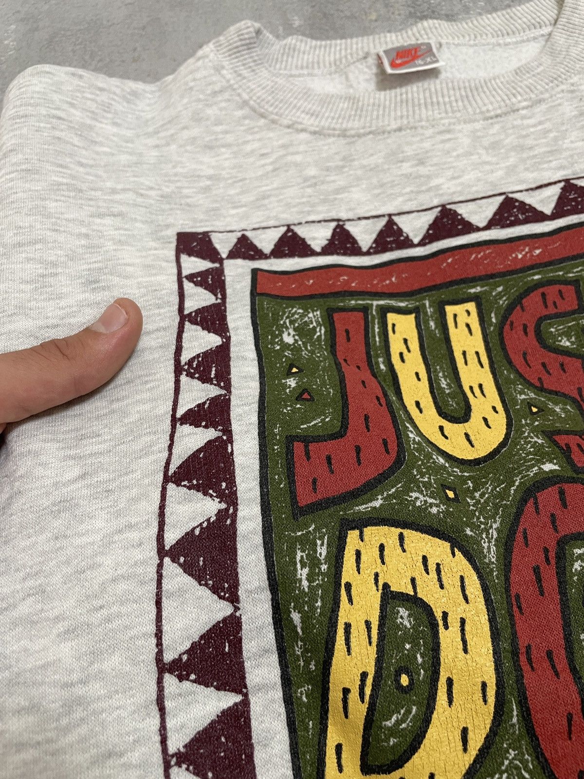 Nike Vintage Nike Sweatshirt 90s Just Do It Size S-M Size US S / EU 44-46 / 1 - 9 Thumbnail