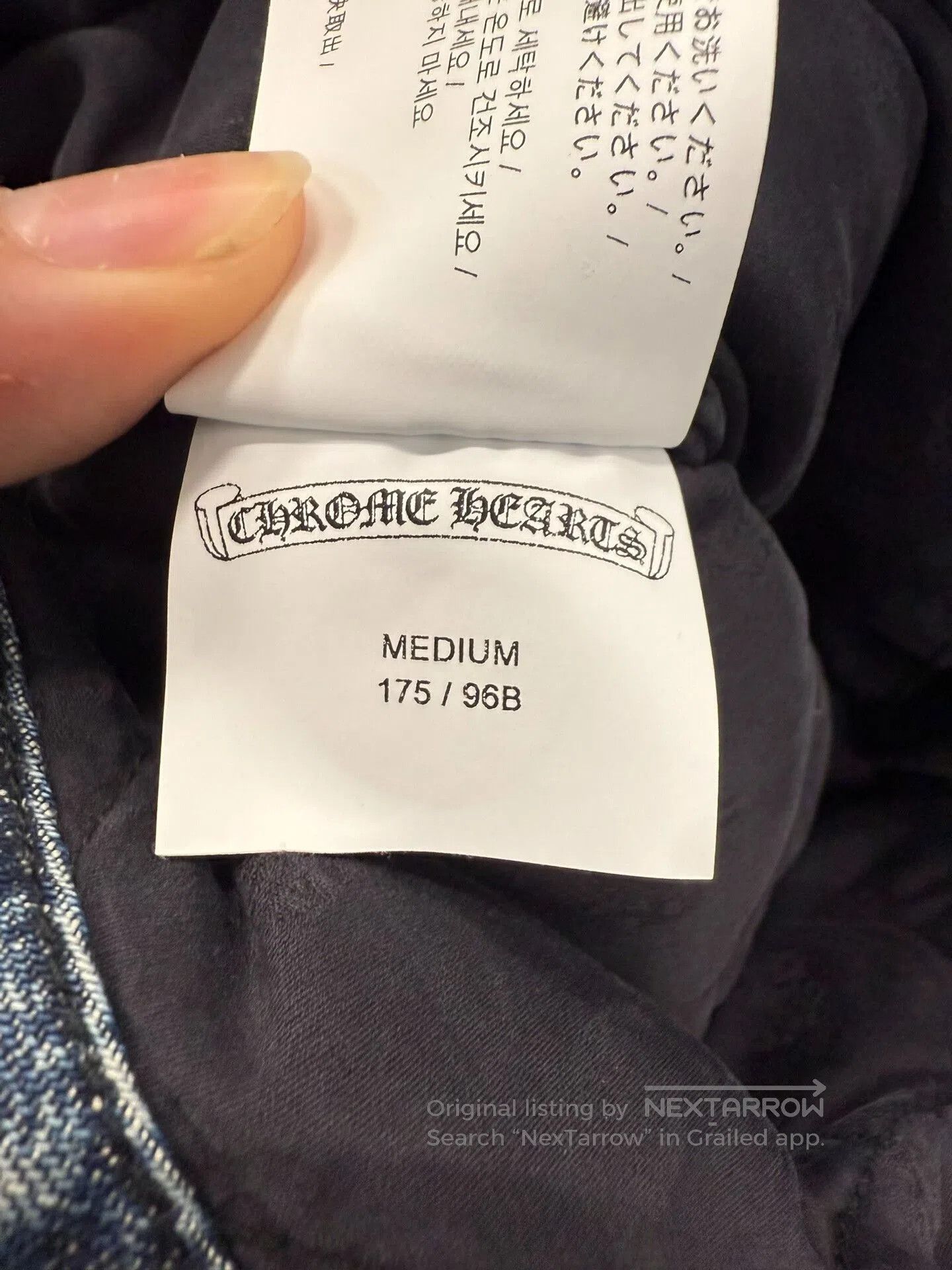 Chrome Hearts Chrome Hearts Diamond Quilted Denim Down Jacket. Size US M / EU 48-50 / 2 - 6 Thumbnail