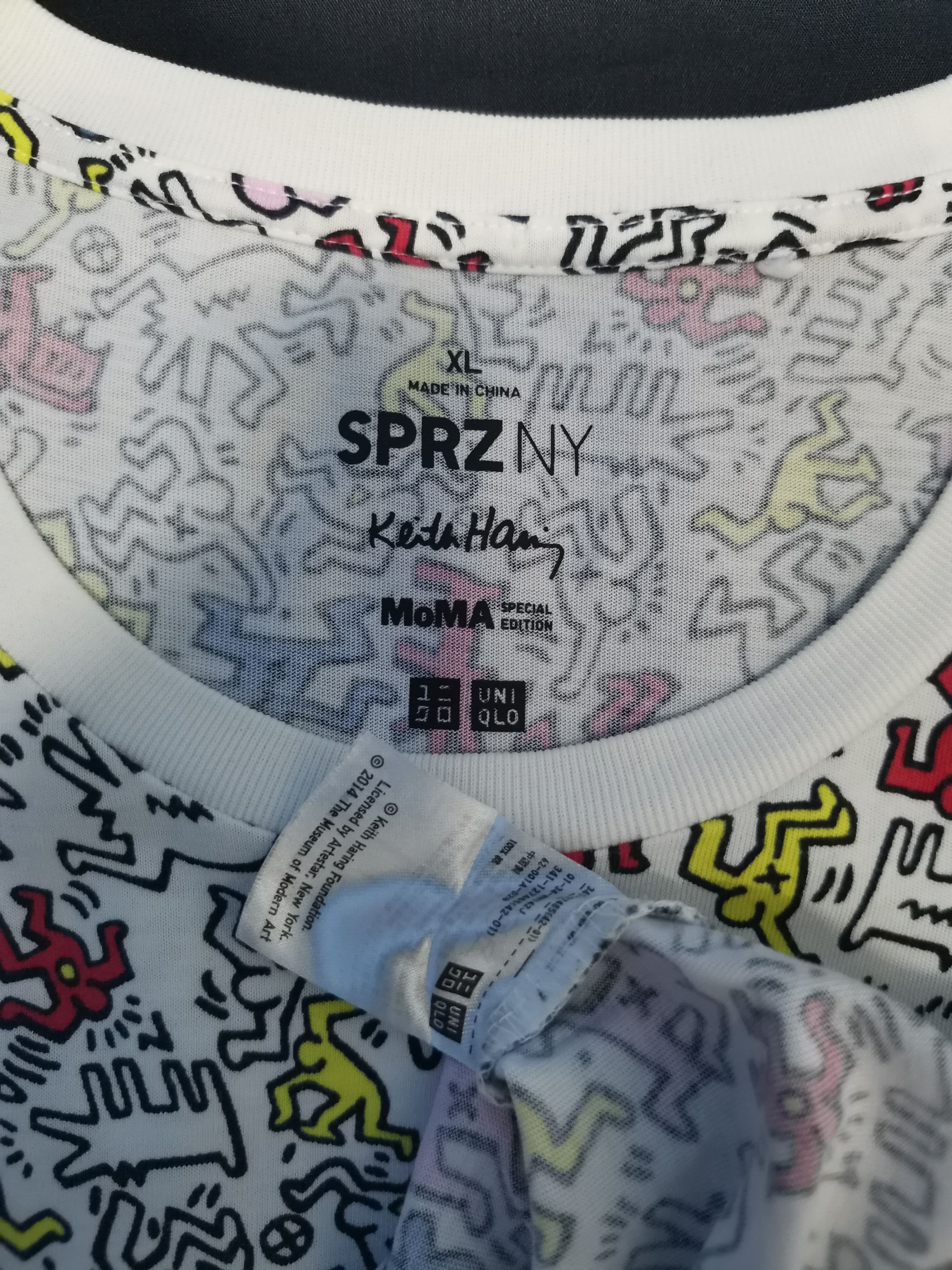 Other Keith Haring Art Graffiti Designer Tee OverPrint Size US XL / EU 56 / 4 - 3 Thumbnail