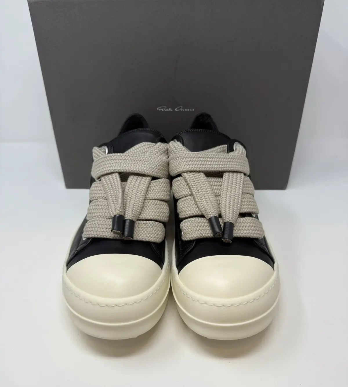 Rick Owens Jumbo Laced Low Sneakers Size US 9 / EU 42 - 1 Thumbnail