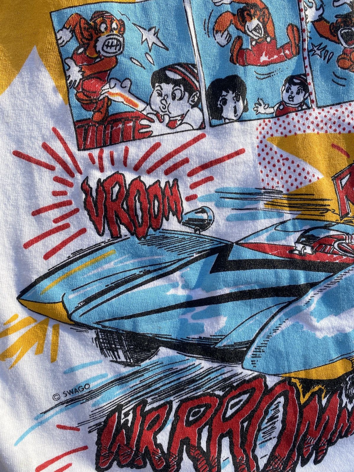 Japanese Brand × Vintage Vintage Speed Racer anime shirt sz L Size US L / EU 52-54 / 3 - 3 Thumbnail