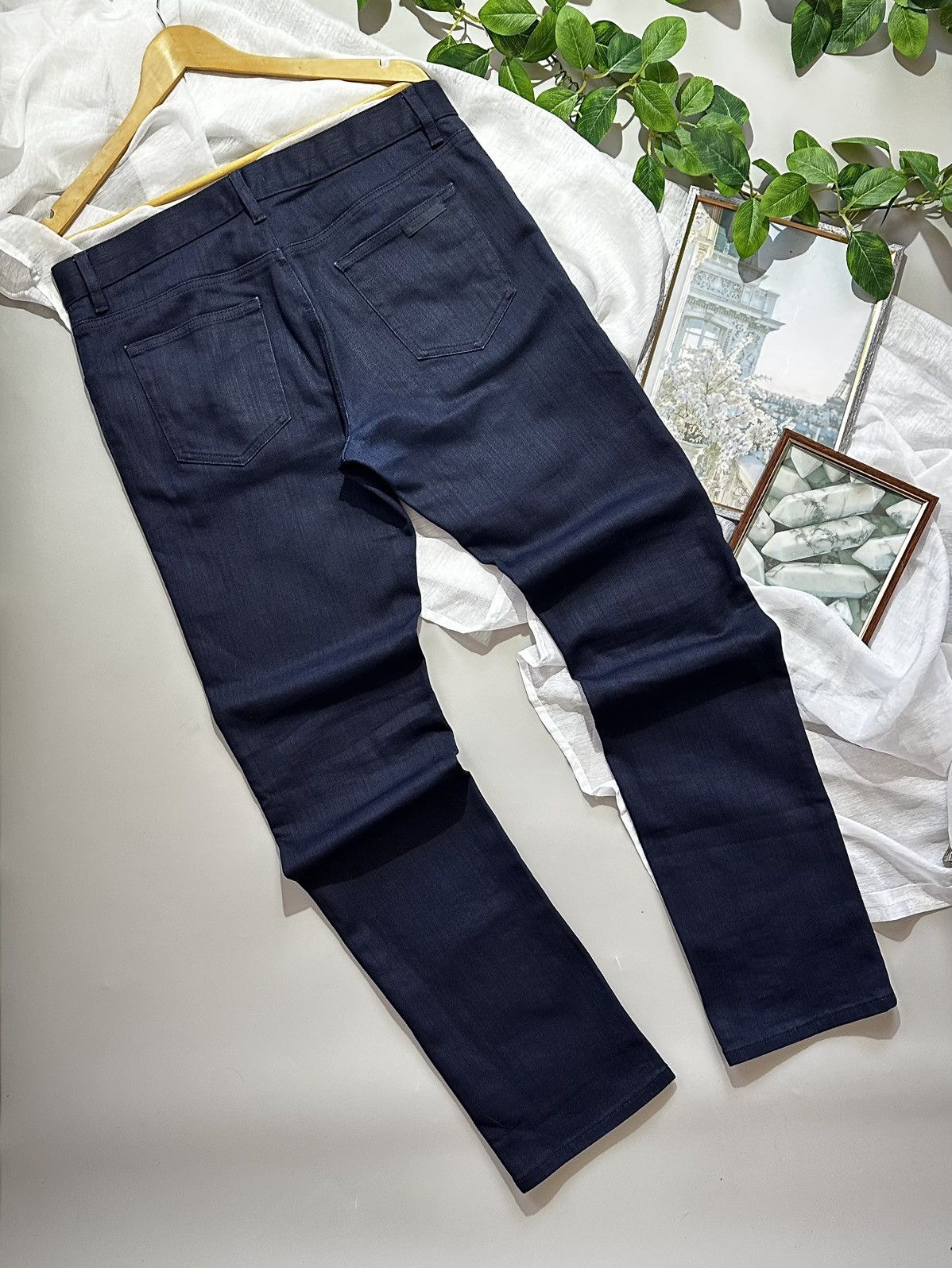 Prada Denim Jeans Prada Milano Dark Indigo Blue Navy Indigo Size US 34 / EU 50 - 2 Thumbnail