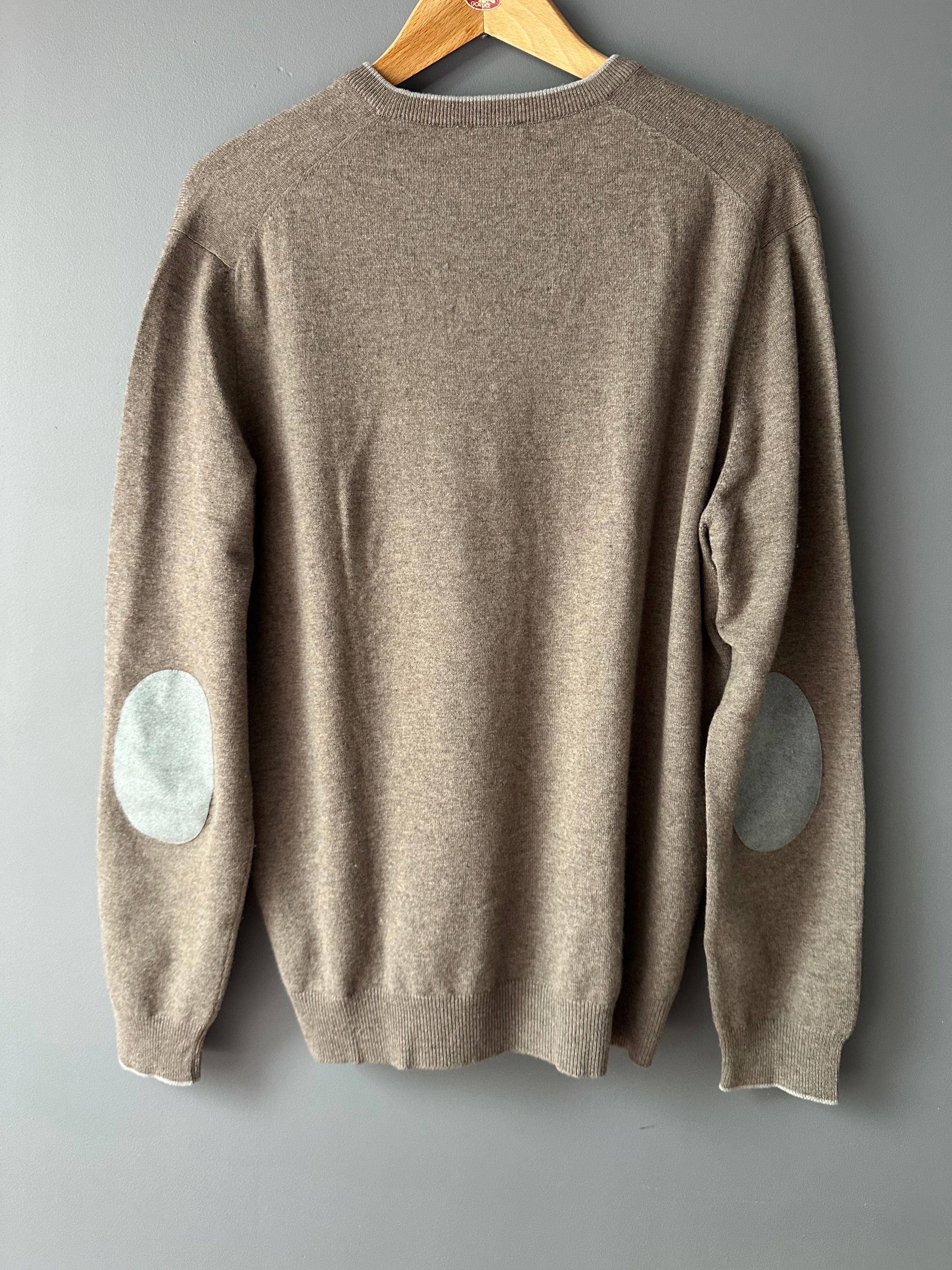 Gran Sasso Gran Sasso Wool Cashmere jumper sweater v neck Size US XL / EU 56 / 4 - 12 Thumbnail