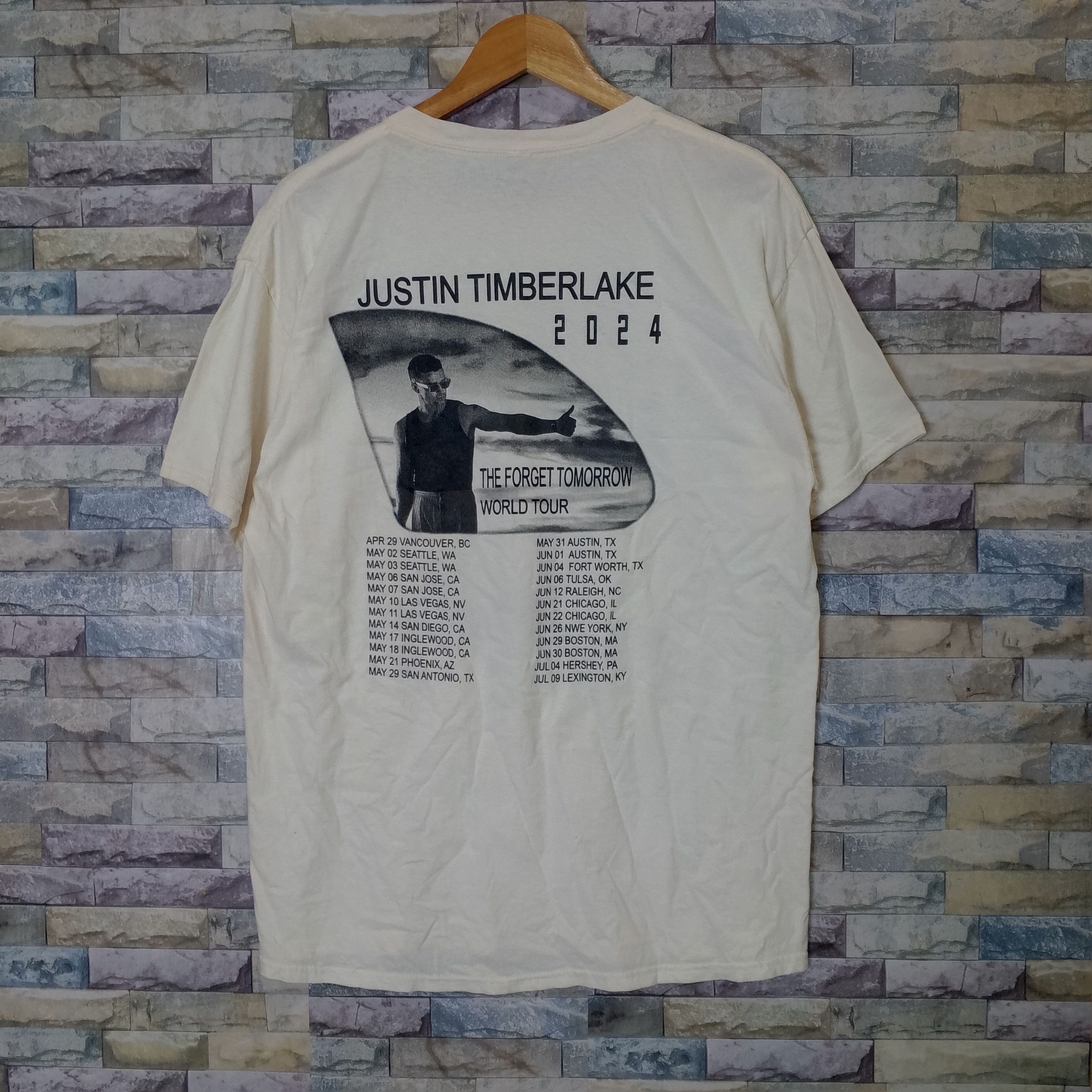 Rap Tees Justin Timberlake Tour Tee Size US L / EU 52-54 / 3 - 2 Thumbnail