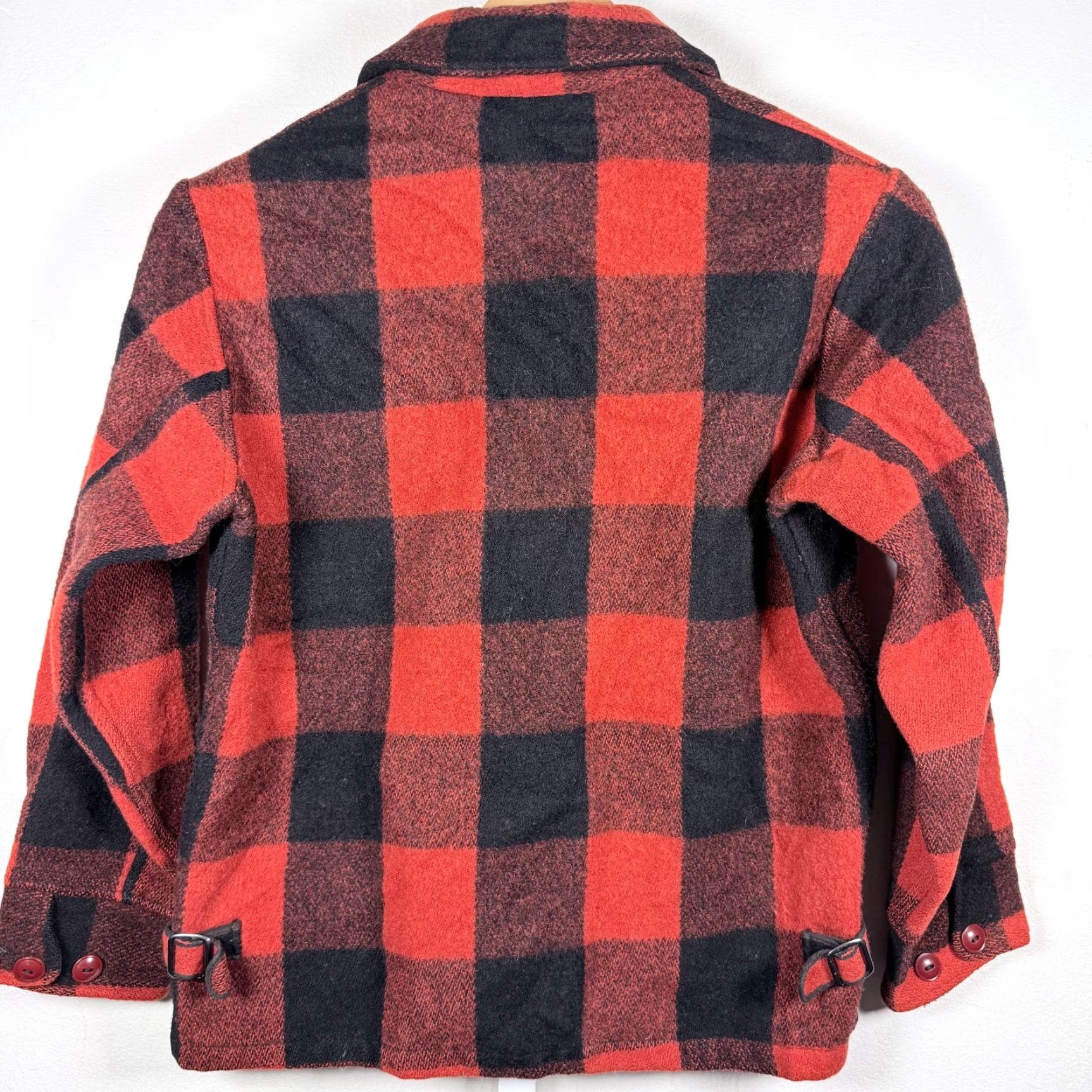 Vintage VTG Woolrich Bomber Jacket Red/Black Buffalo-Checked Full Zip Size 40 Men Woolrich Jacket Buffalo-Check Casual Style Unisex? Size US XXS / EU 40 - 7 Thumbnail