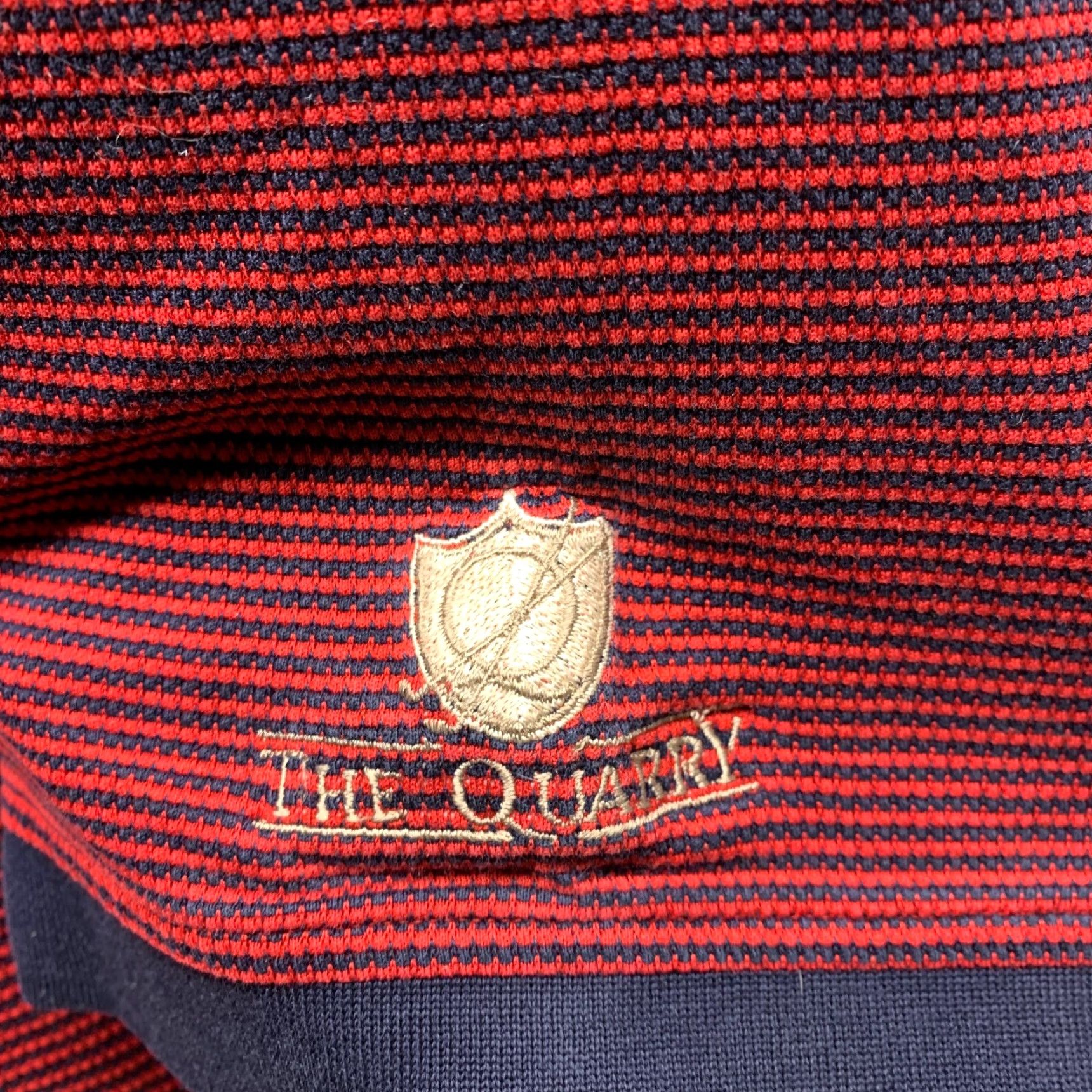 Vintage VINTAGE Fairway & Greene Polo Shirt Men's Regular L Red Striped 90s Golf Cotton Short/Long Sleeve Size US L / EU 52-54 / 3 - 4 Thumbnail