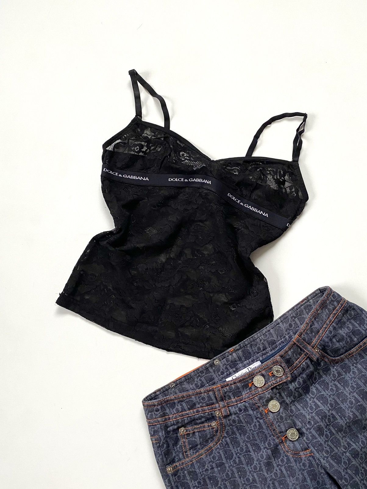 Dolce & Gabbana Vintage Dolce&Gabbana Lace Bustier Camisole Top Size S / US 4 / IT 40 - 1 Thumbnail