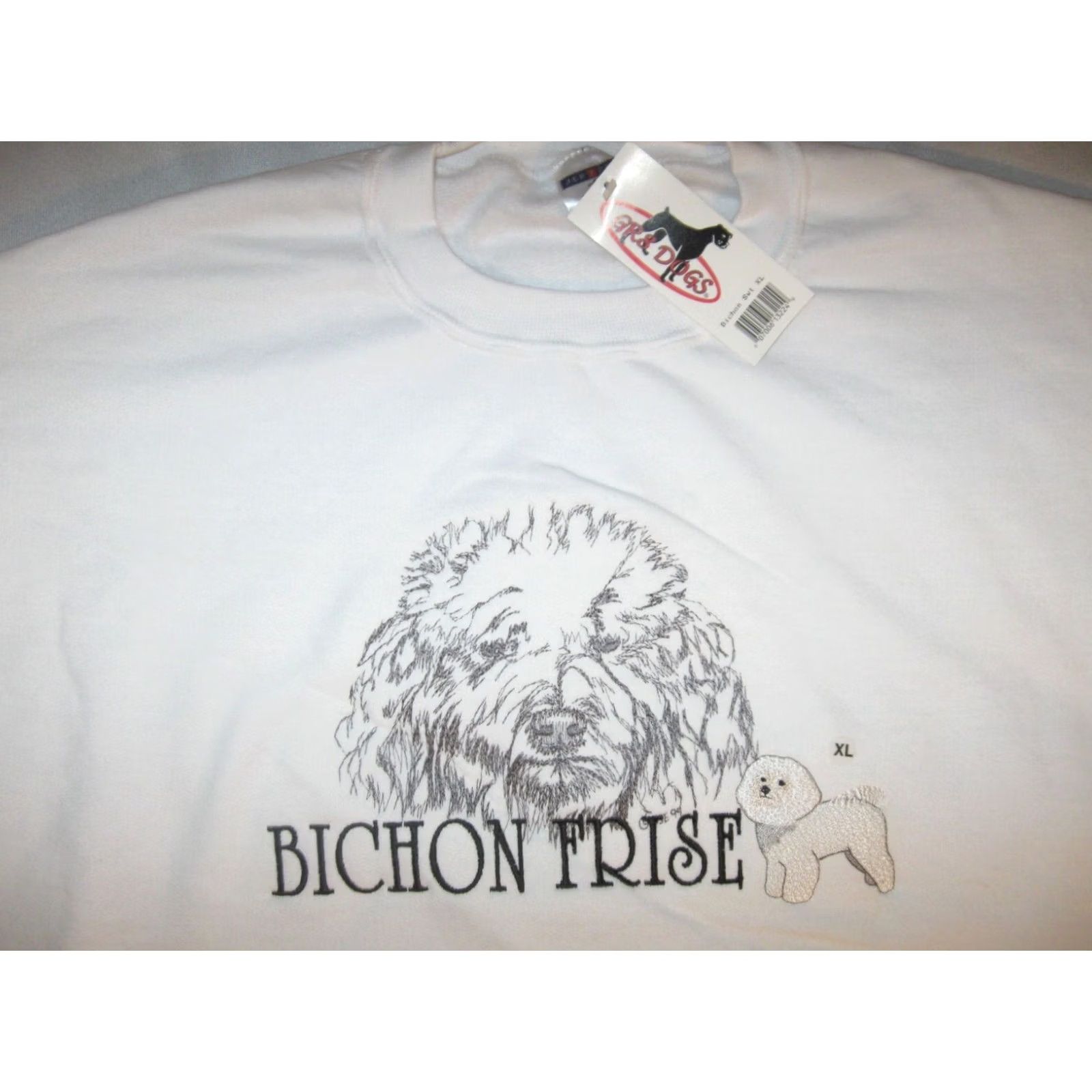 Jerzees BICHON FRISE Dog Lovers GR8 Dogs Sweatshirt NEW Adult XL Men's Women's CUTE PETS Size XL / US 12-14 / IT 48-50 - 3 Thumbnail