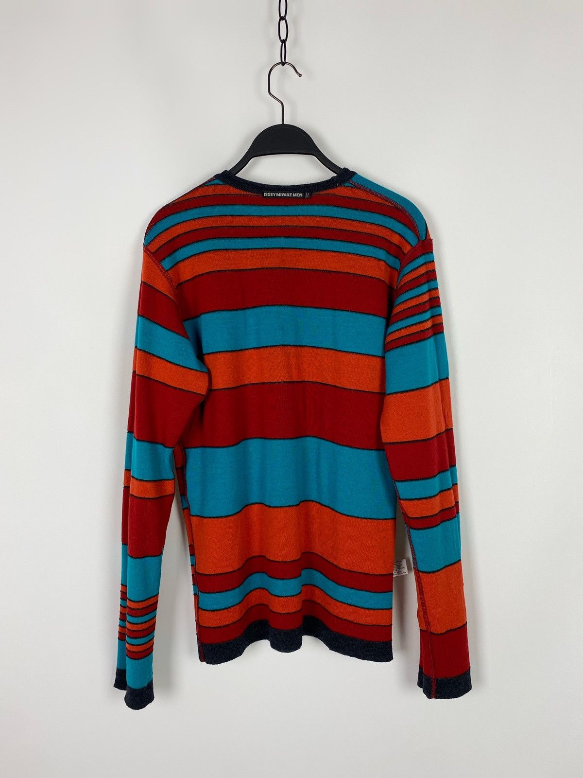 Issey Miyake Issey Miyake Men Wool Reversible Colorblock Sweater Size US S / EU 44-46 / 1 - 5 Thumbnail
