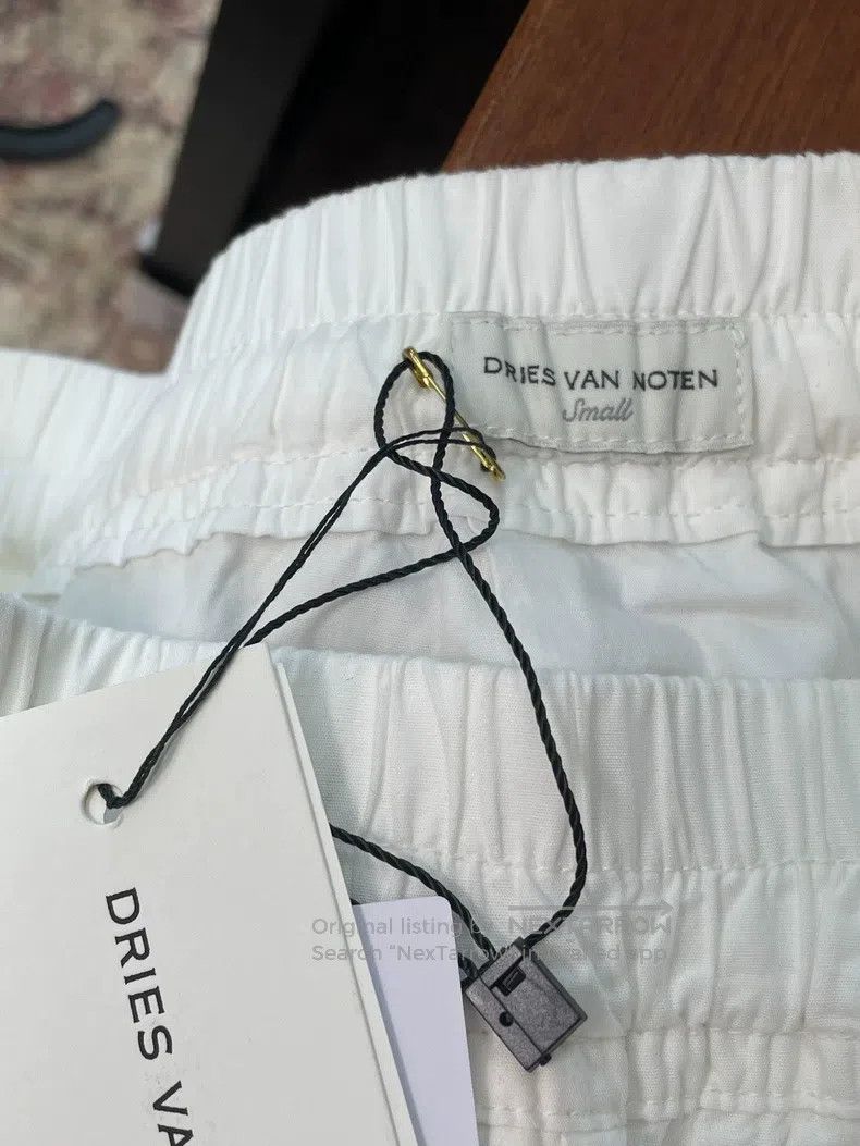 Dries Van Noten Dries Van Noten White Cargo Pants Size 35" - 9 Thumbnail