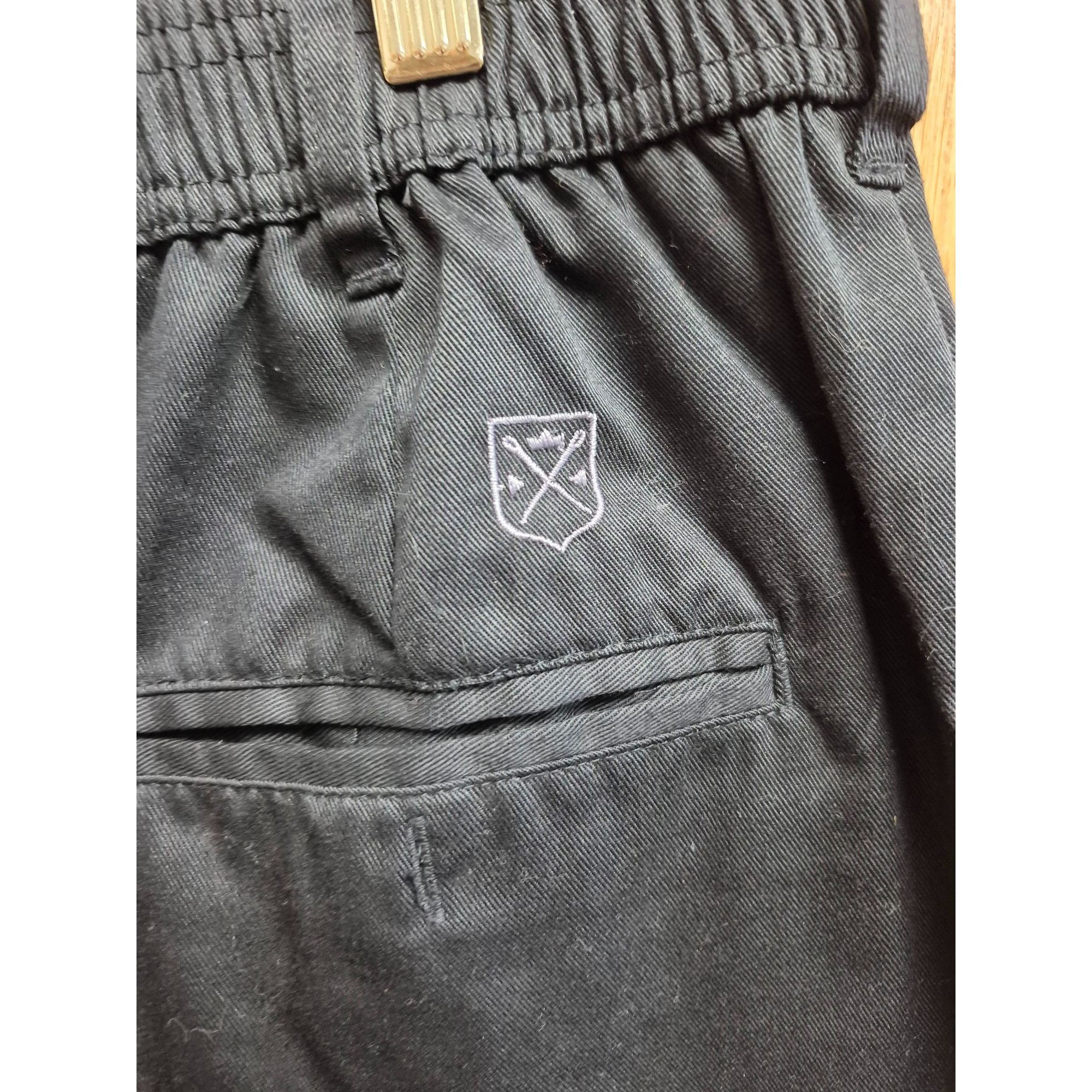 Other The Ruxford Classic Collection Mens Black Elastic Waist Trou Size ONE SIZE - 6 Thumbnail