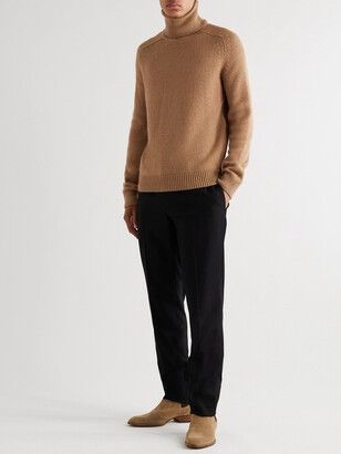 Saint Laurent Paris Saint Laurent YSL camel hair roll neck turtleneck sweater M Size US M / EU 48-50 / 2 - 2 Thumbnail