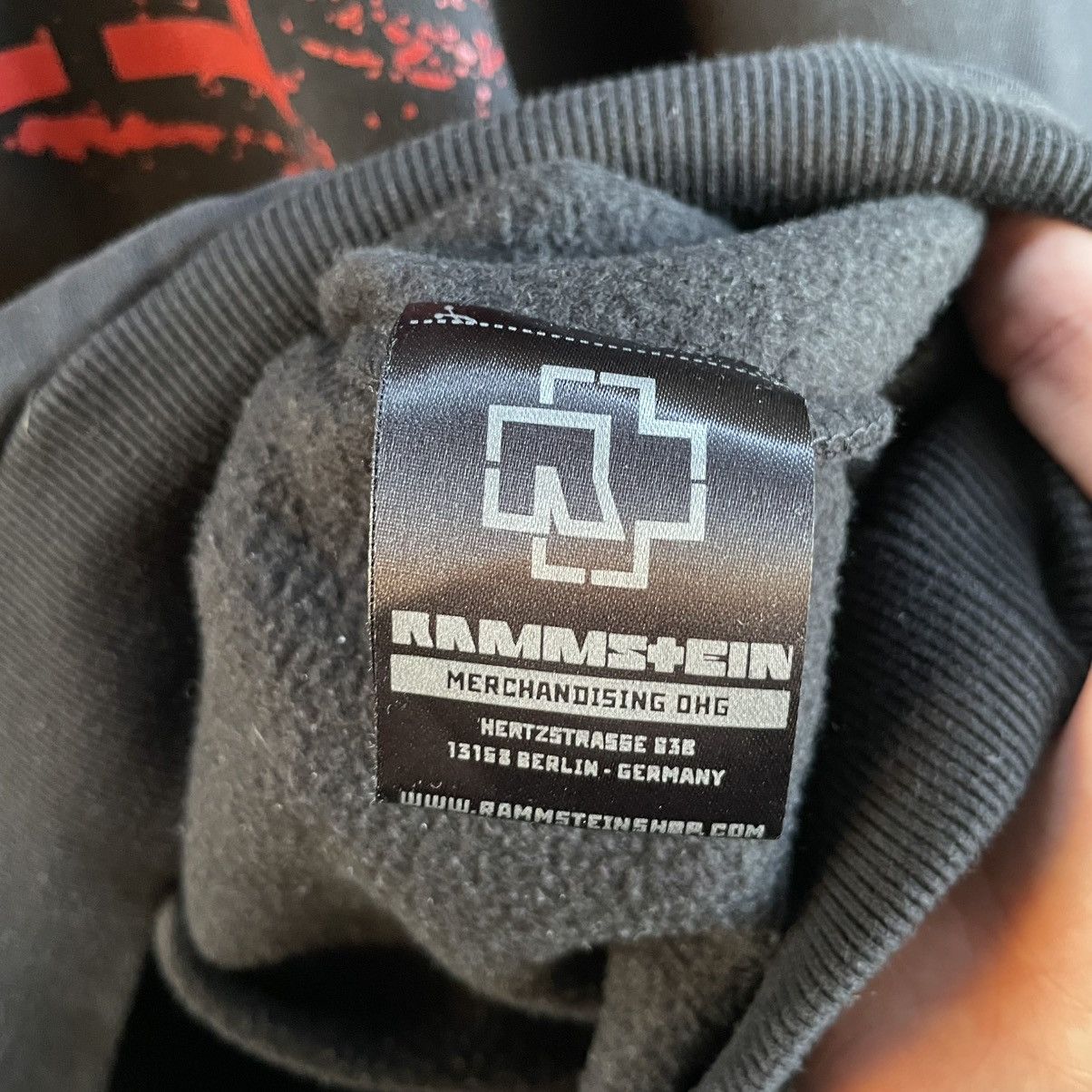 Band Tees Metal Rammstein Meinherzbrennt XL Hoodie Size US XL / EU 56 / 4 - 6 Thumbnail