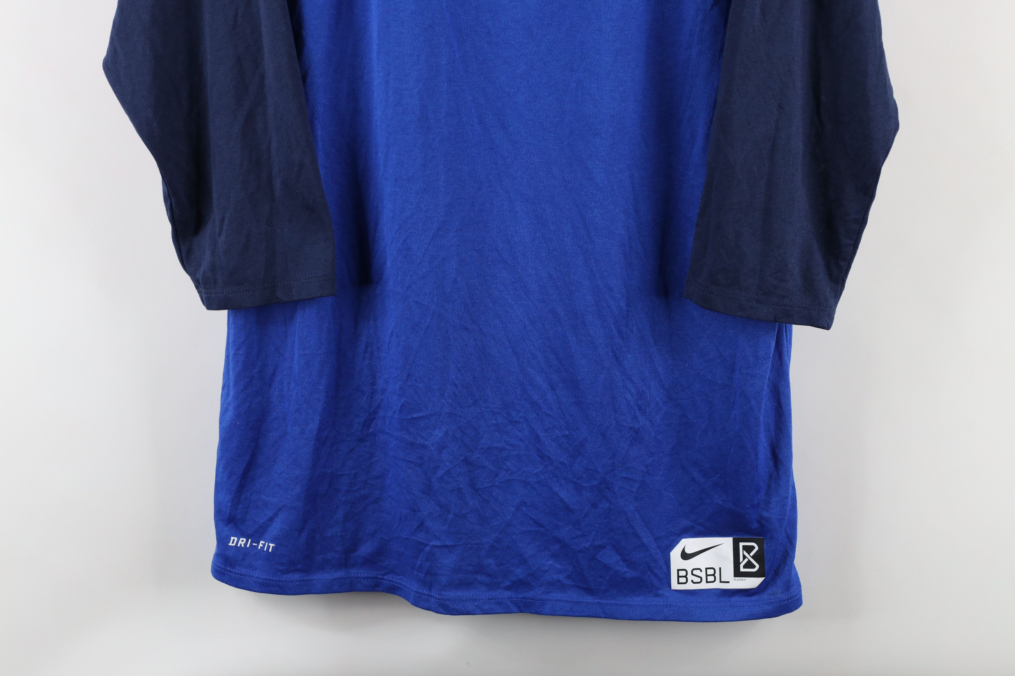 Nike × Vintage Nike Baseball Ken Griffey Jr 3/4 Sleeve Raglan T-Shirt Blue Size US M / EU 48-50 / 2 - 3 Thumbnail