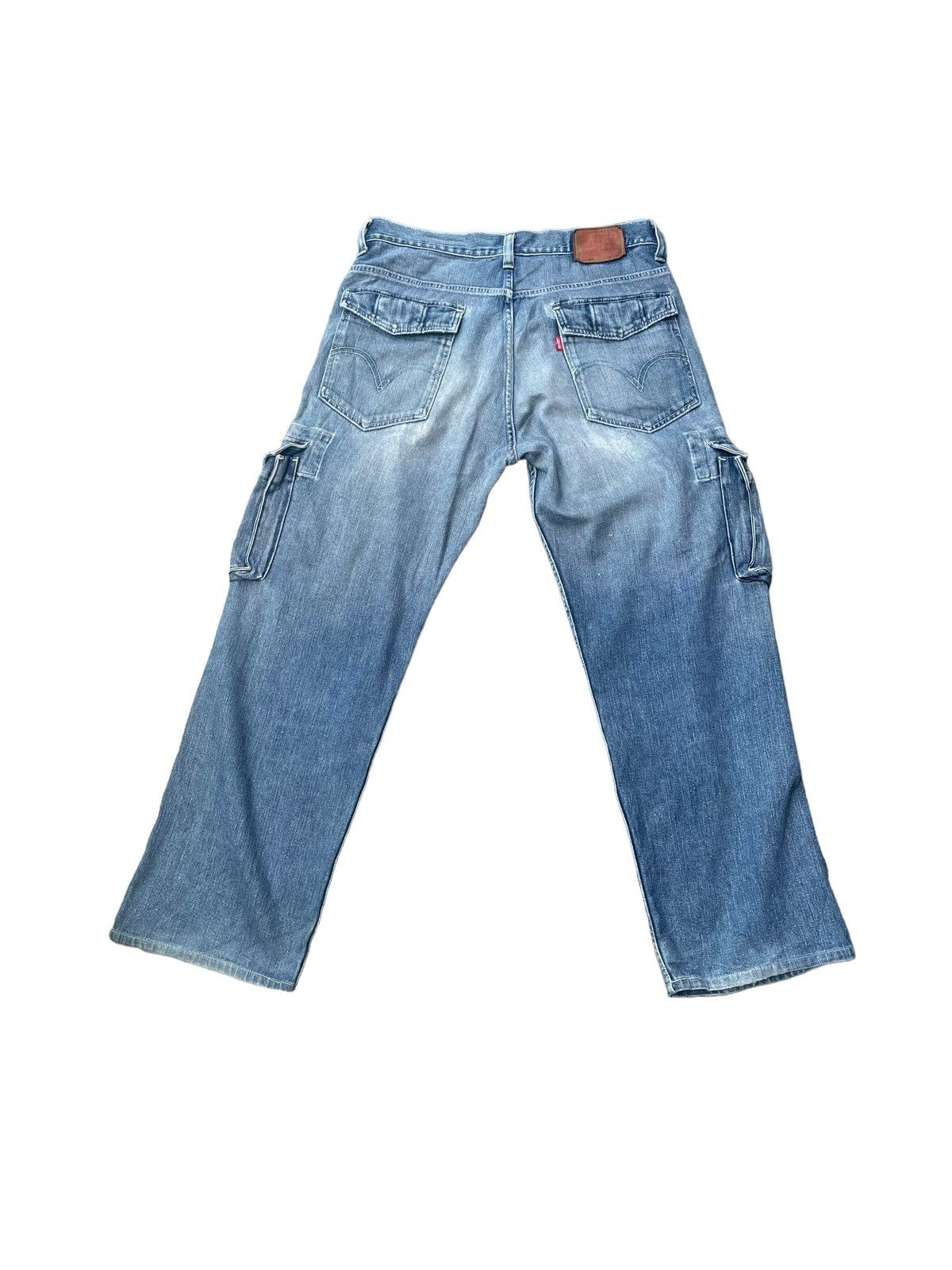 Levi's × Vintage Vintage 2003 Levis 503 e Side Pocket Distresed Denim Size US 34 / EU 50 - 7 Thumbnail