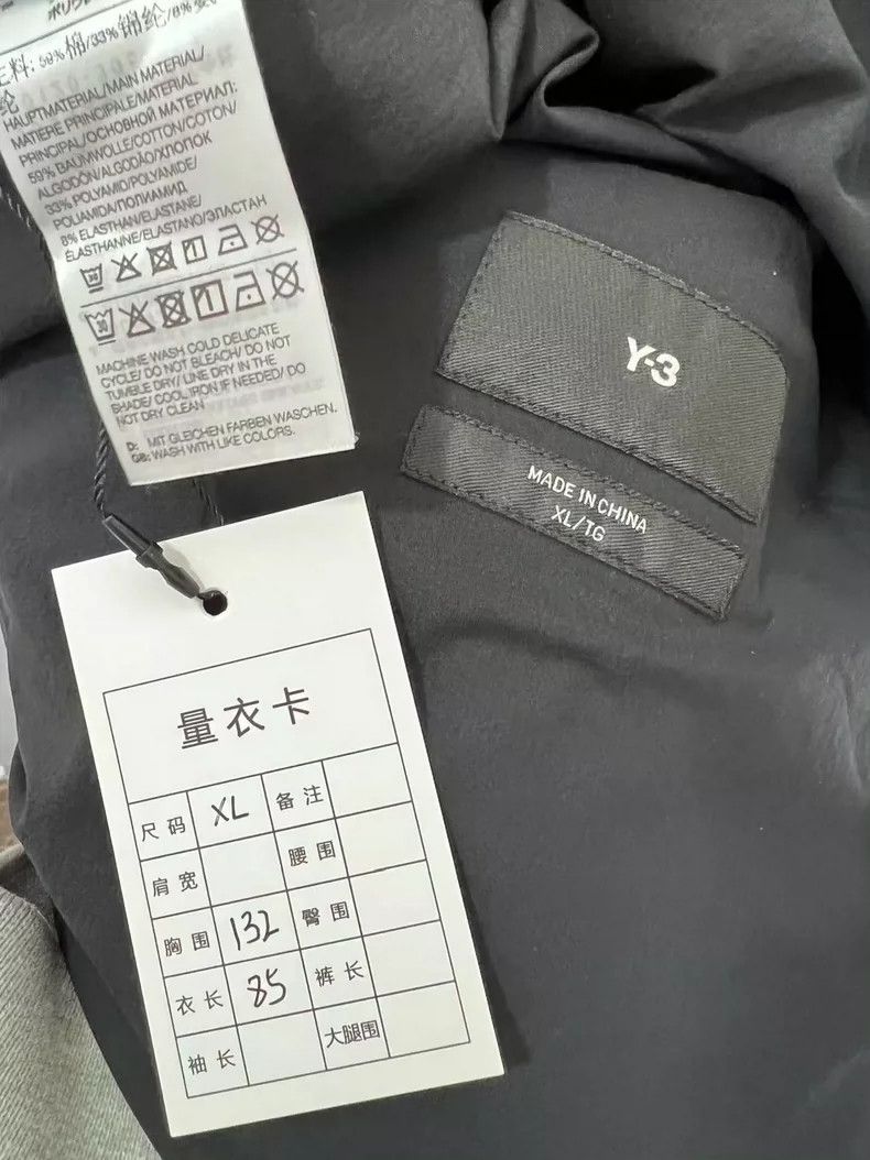 Y-3 Y-3 Multi Pocket Solid Single Breasted Long Sleeve Blouse Size US XL / EU 56 / 4 - 4 Thumbnail