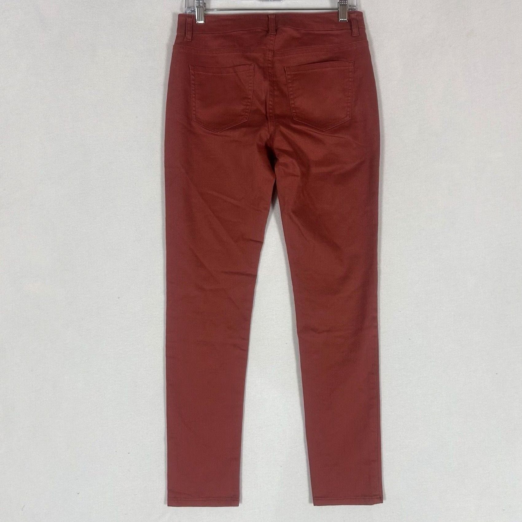 Forever 21 Forever 21 Casual Chino Pants Womens 28 Red Denim Mid Rise Medium Wash Pockets Size 28" / US 6 / IT 42 - 5 Thumbnail