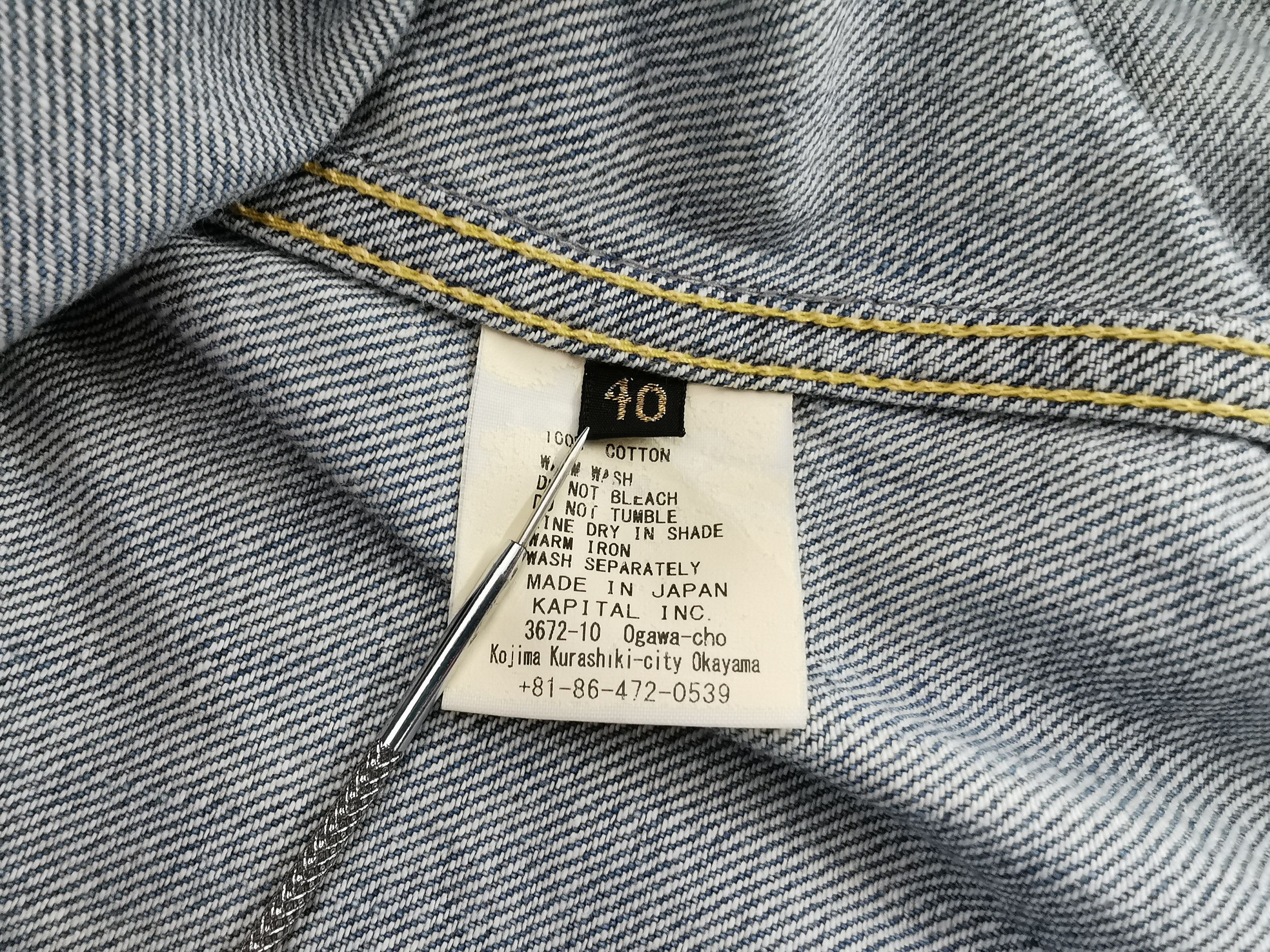 Kapital Vintage 90's Kapital Denim Jacket Made In Japan Size S Size S / US 4 / IT 40 - 6 Thumbnail