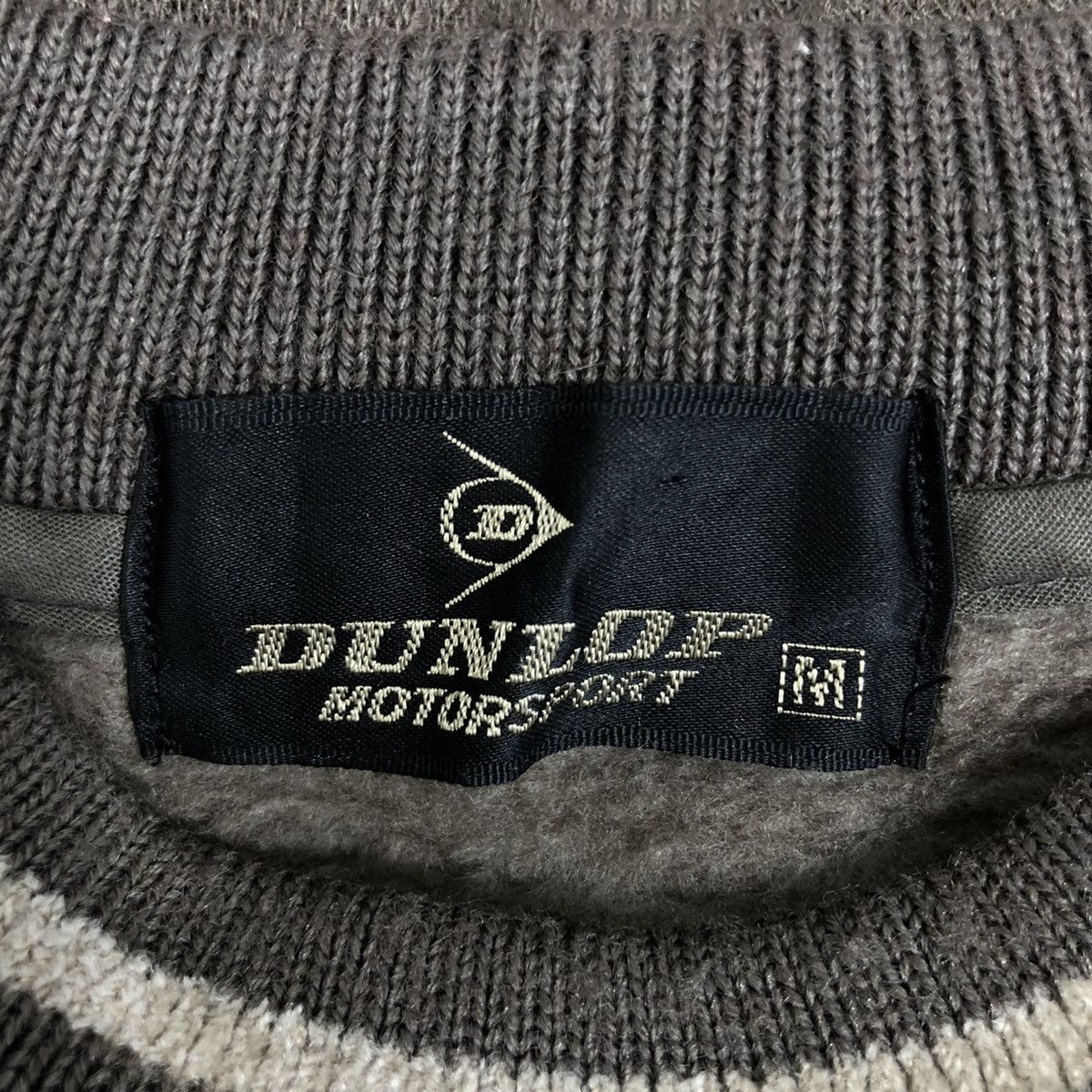 Vintage Vintage 90s DUNLOP Motosports Sweatshirt Knit Crewneck Size US M / EU 48-50 / 2 - 4 Thumbnail