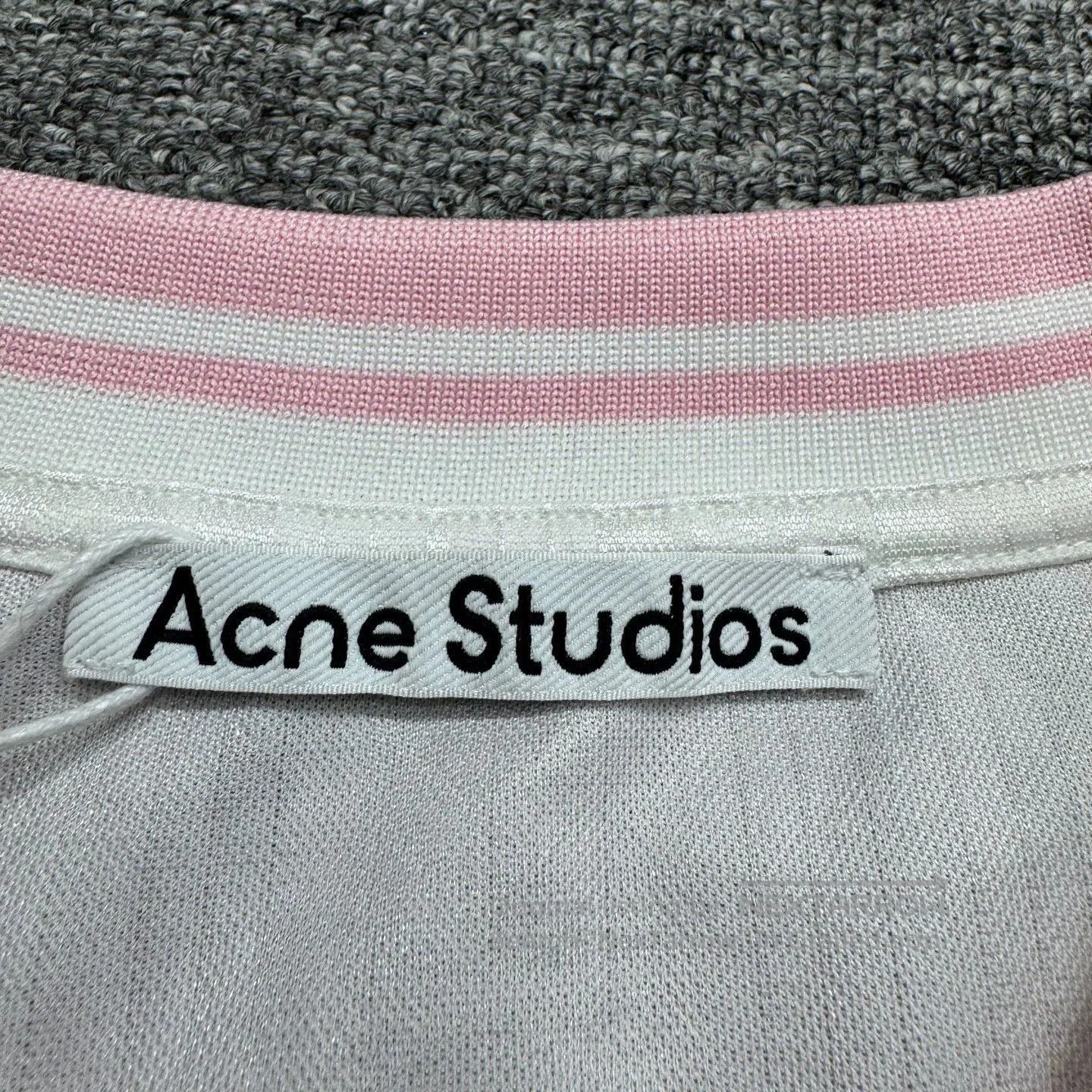 Acne Studios Multi Color Striped Long Sleeve Jersey with Number 13. Size US S / EU 44-46 / 1 - 2 Thumbnail