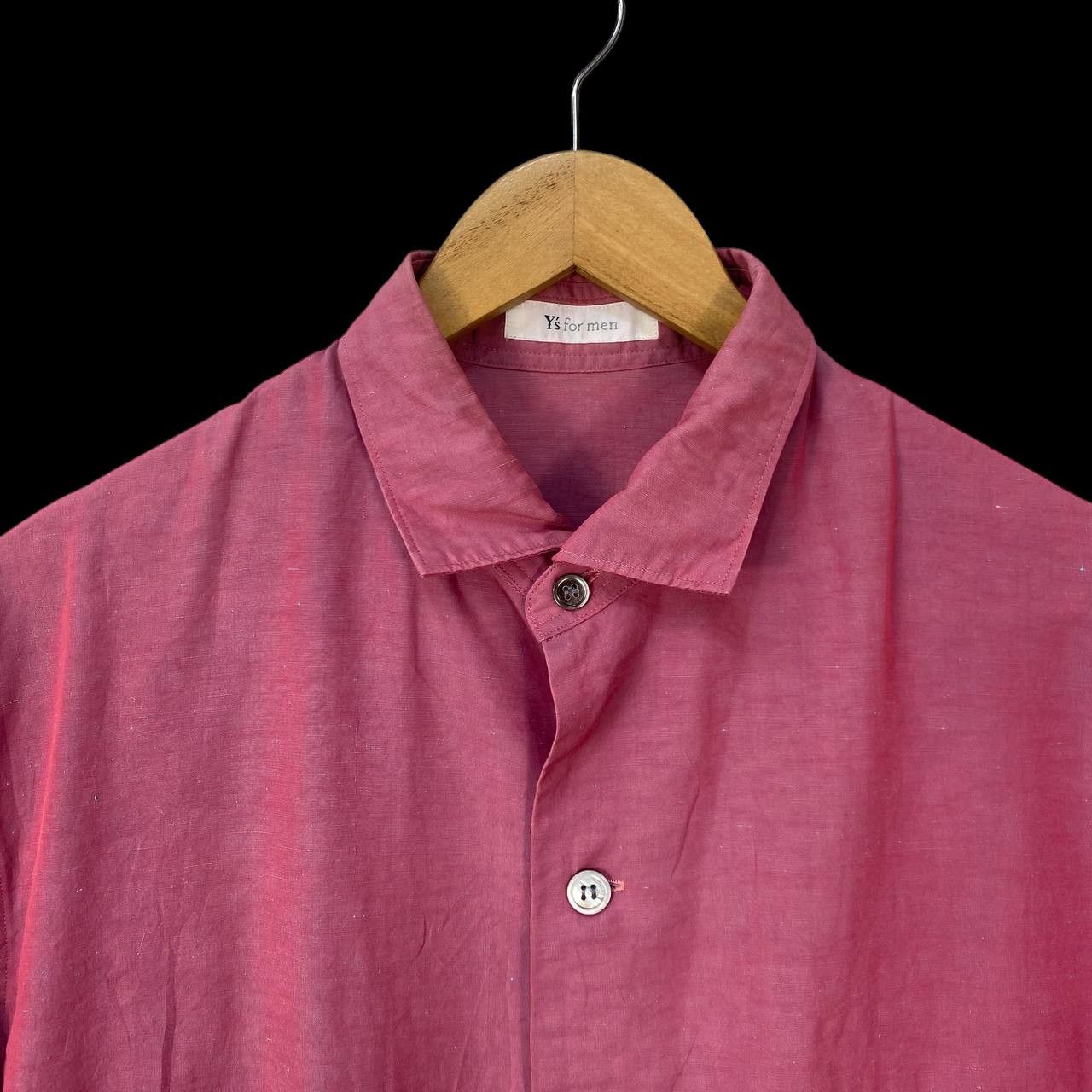 Yohji Yamamoto VINTAGE 90S YS YOHJI YAMAMOTO LINEN SHIRT SHORTSLEEVE Size US M / EU 48-50 / 2 - 5 Thumbnail