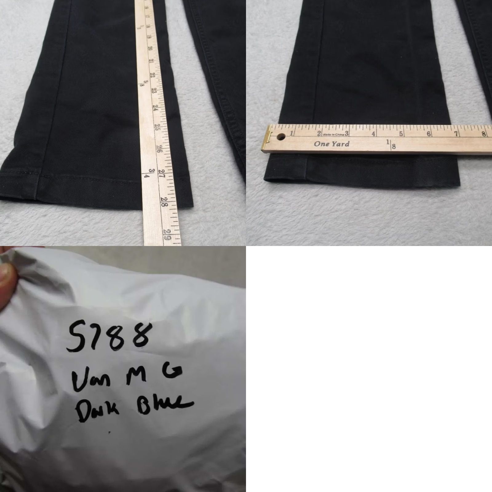 Vans VANS Chino Pants Men 30x28 Dark Blue Slim Fit Flat Front Button Logo Pockets Casual Workwear Please adjust color to Blue Limited info Size US 30 / EU 46 - 10 Thumbnail