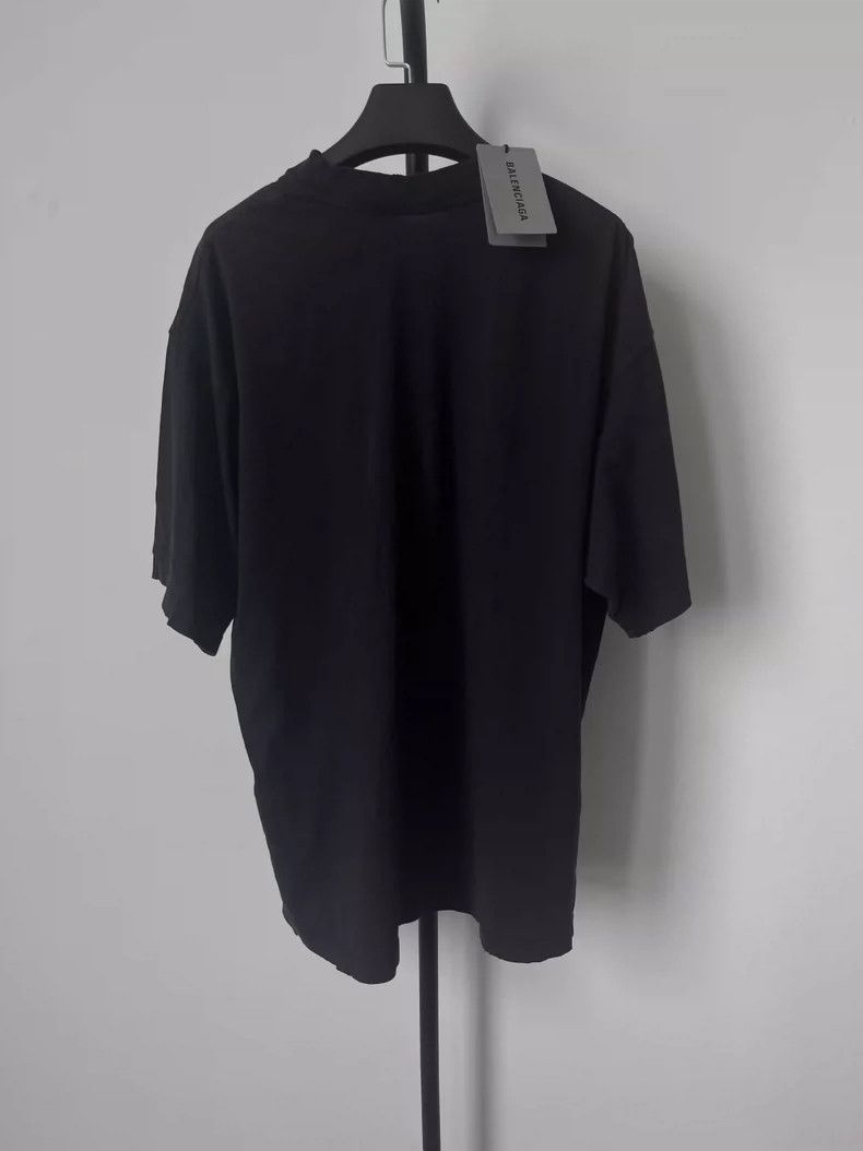 Balenciaga Balenciaga Faded Jersey short sleeve T-shirt Size US M / EU 48-50 / 2 - 2 Thumbnail