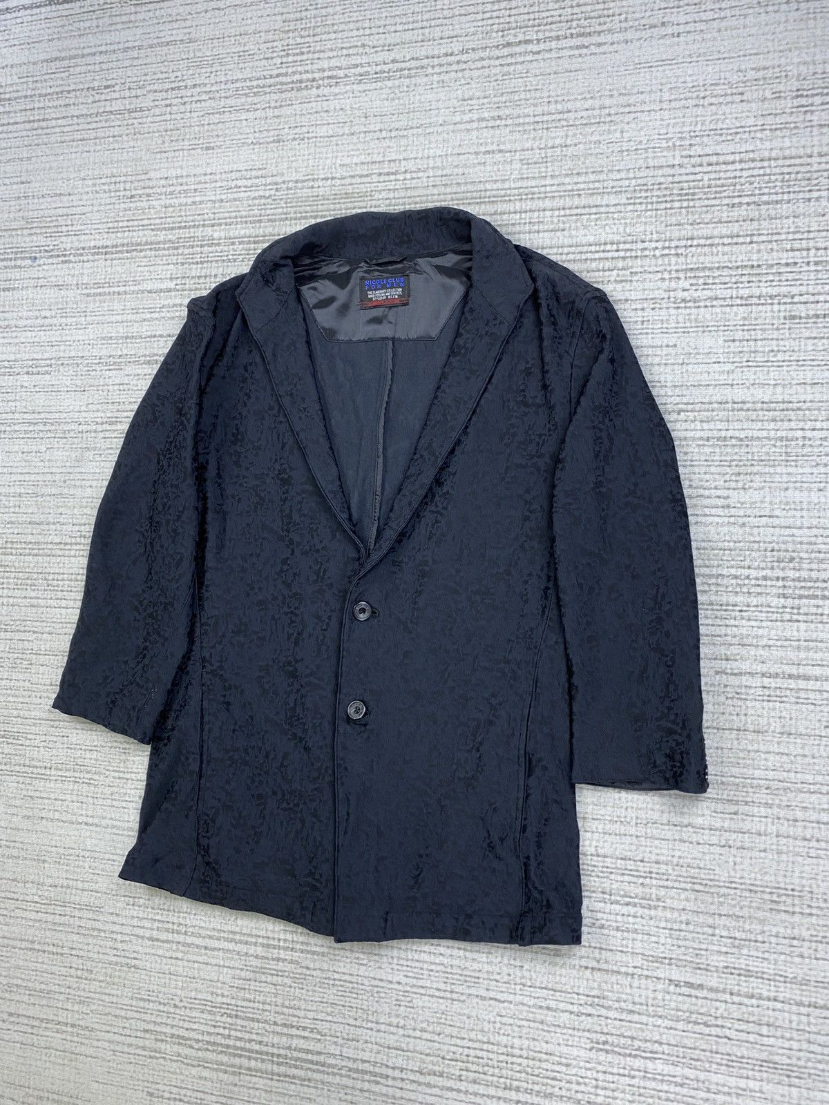 Japanese Brand × Nicole Club × Vintage Vintage Nicole Club For Men Elaborate Collection Blazer Size US S / EU 44-46 / 1 - 4 Thumbnail
