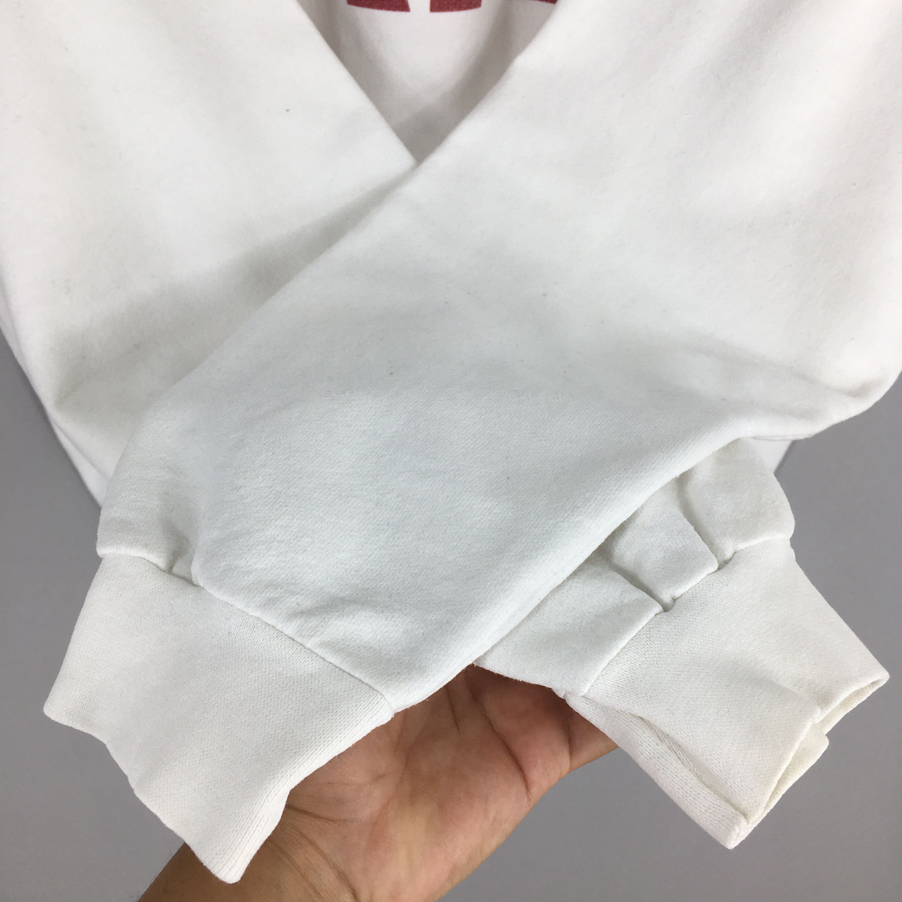 DKNY Vintage Dkny Jeans White Sweatshirt XXLarge Size US XXL / EU 58 / 5 - 4 Thumbnail