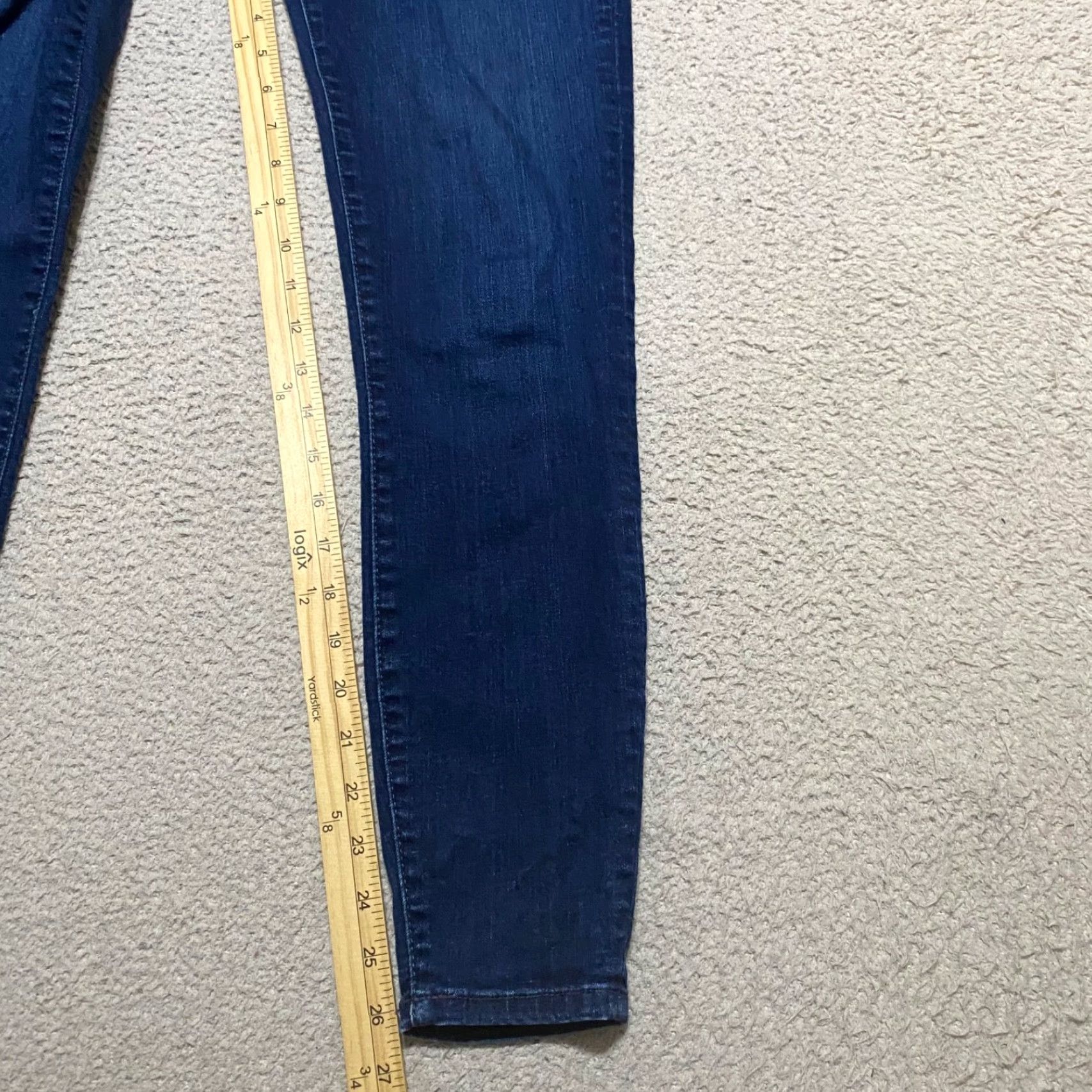 Vintage KUT from the Kloth Jeans Womens sz 2 Blue Denim Dark Wash Connie Ankle Skinny 26 in Inseam 26 in 5-Pocket Stretch Regular Mid Rise Vintage No Size 26" / US 2 / IT 38 - 6 Thumbnail