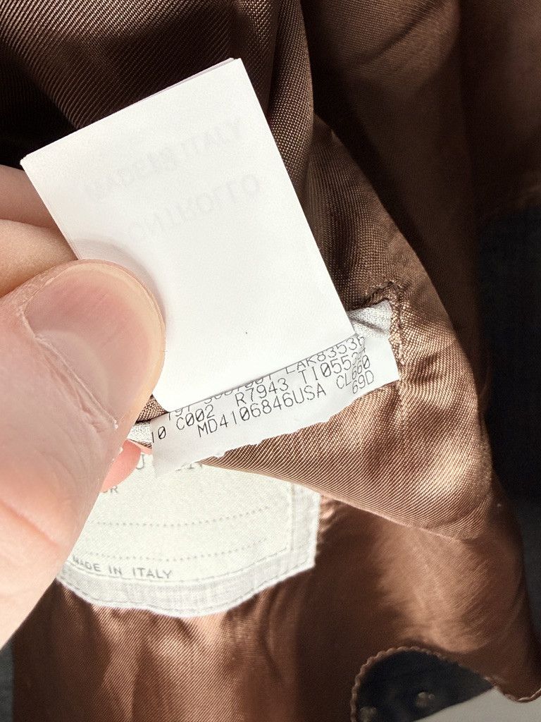 Brunello Cucinelli BRUNELLO CUCINELLI Wool Denim Bomber Grey Jacket Size US M / EU 48-50 / 2 - 24 Thumbnail