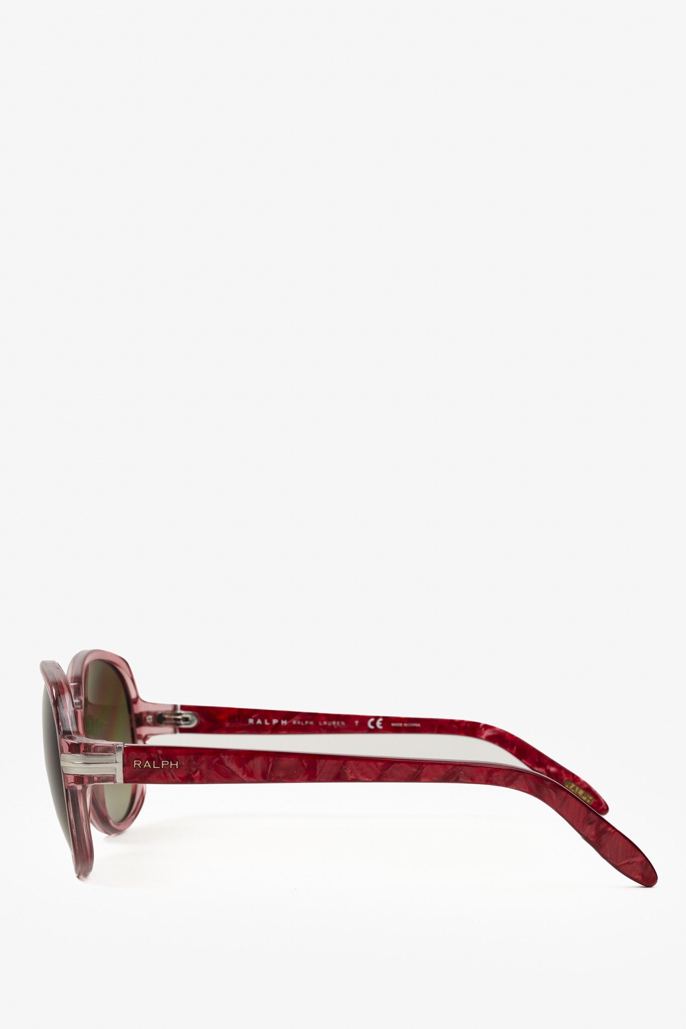 Ralph Lauren Ralph Lauren Pink Mauve Shell Pattern Sunglasses Size ONE SIZE - 3 Thumbnail
