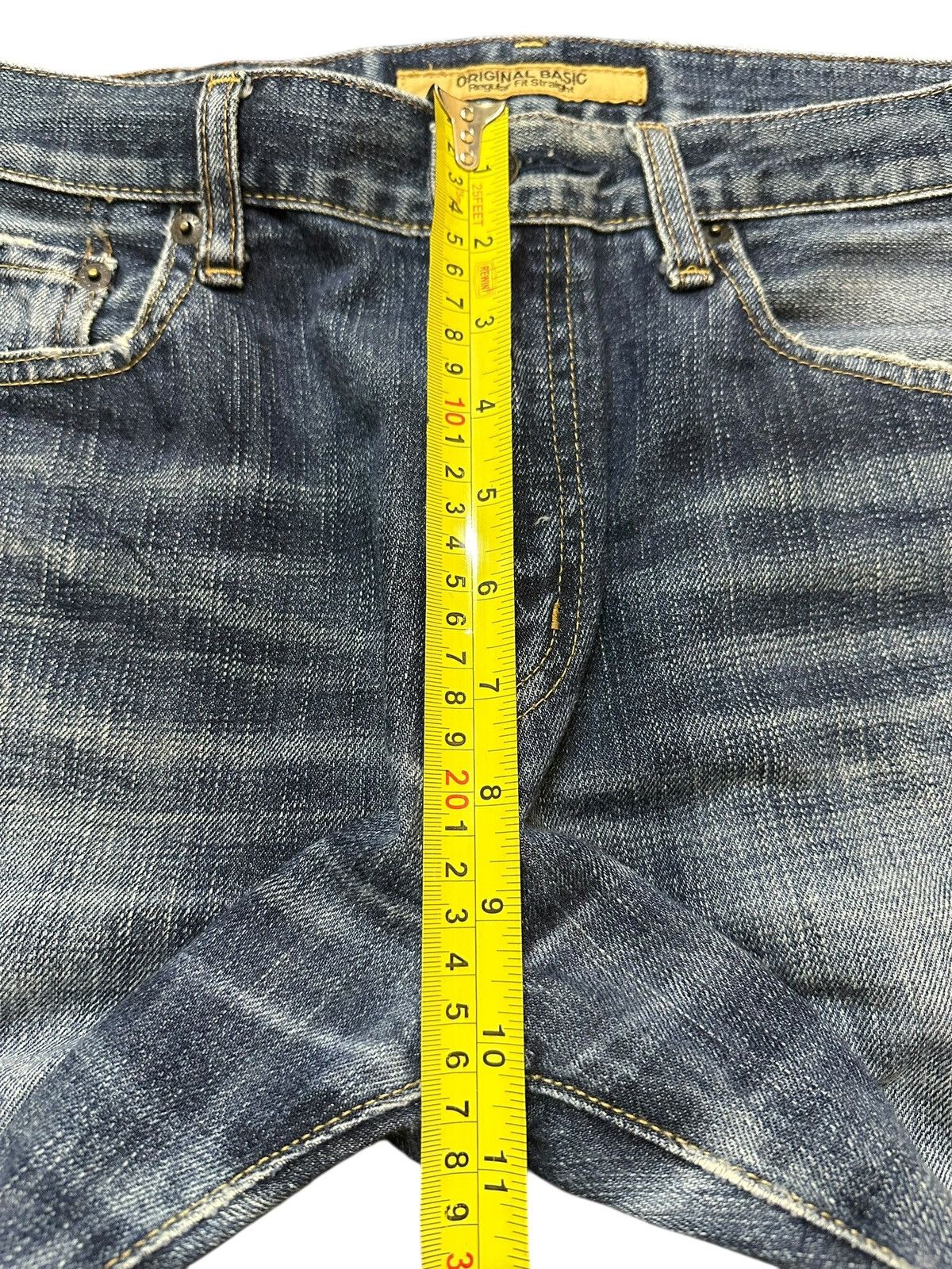 Uniqlo Vintage Japanese Uniqlo Faded Wash Distress Style Jeans Size US 30 / EU 46 - 14 Thumbnail