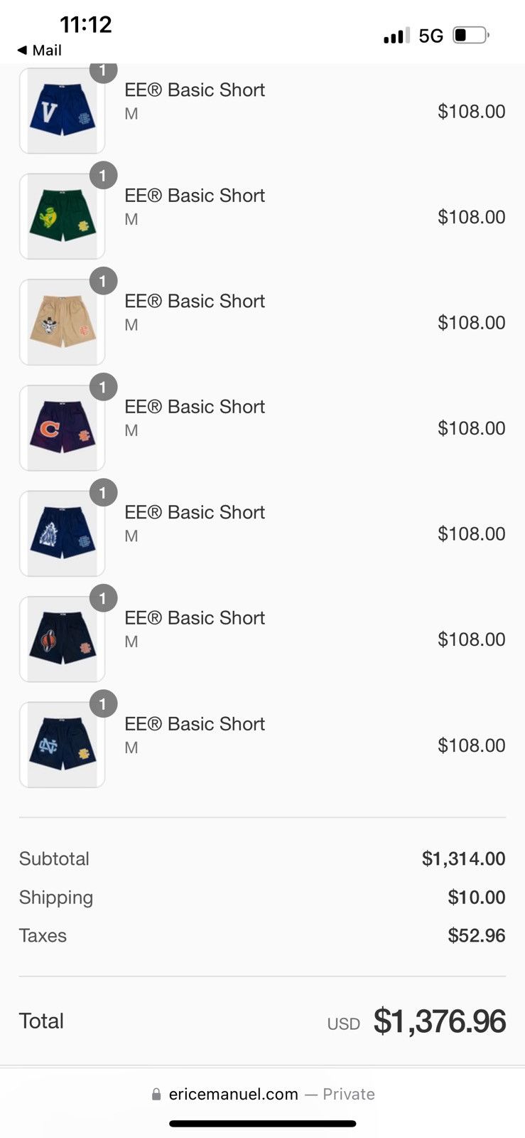 Eric Emanuel Eric Emanuel EE NCAA Duke Blue Devils shorts medium Size US 30 / EU 46 - 2 Thumbnail
