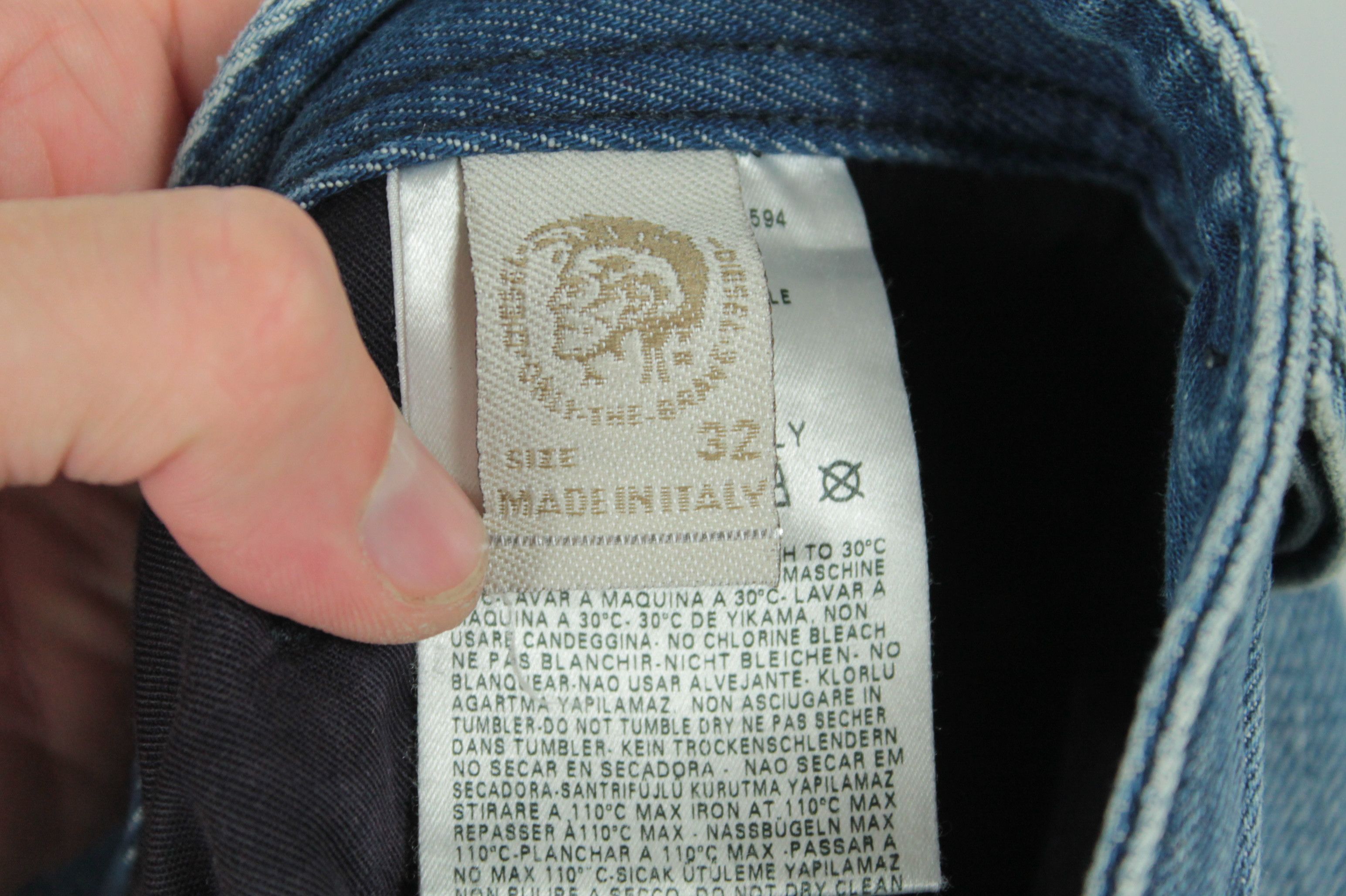 Diesel Vintage Diesel Safado Regular Straight Blue Denim Jeans Mens Size US 32 / EU 48 - 8 Thumbnail