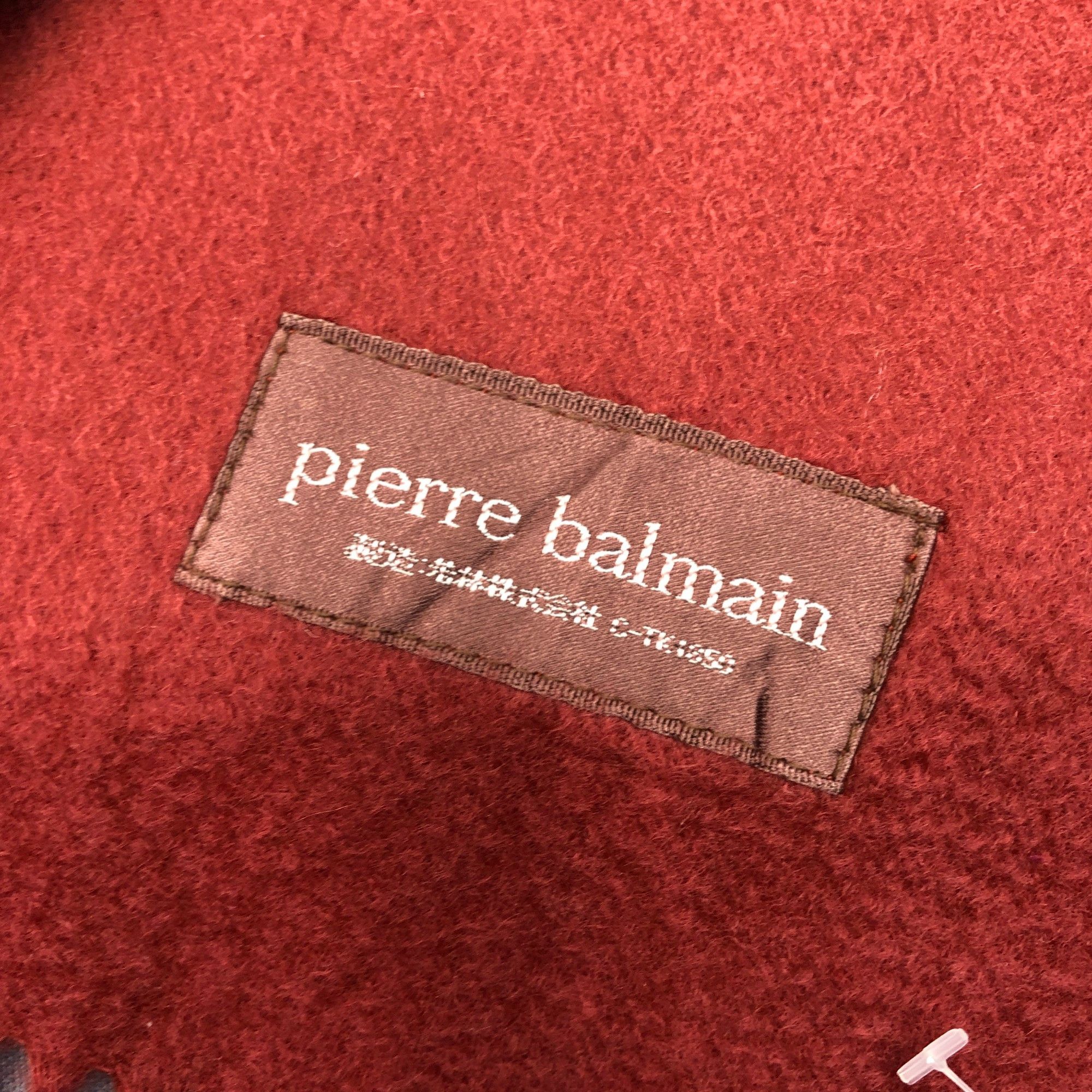 Pierre Balmain Vintage Pierre Balmain Scarf Muffler Wool Winter Scarves Size ONE SIZE - 4 Thumbnail