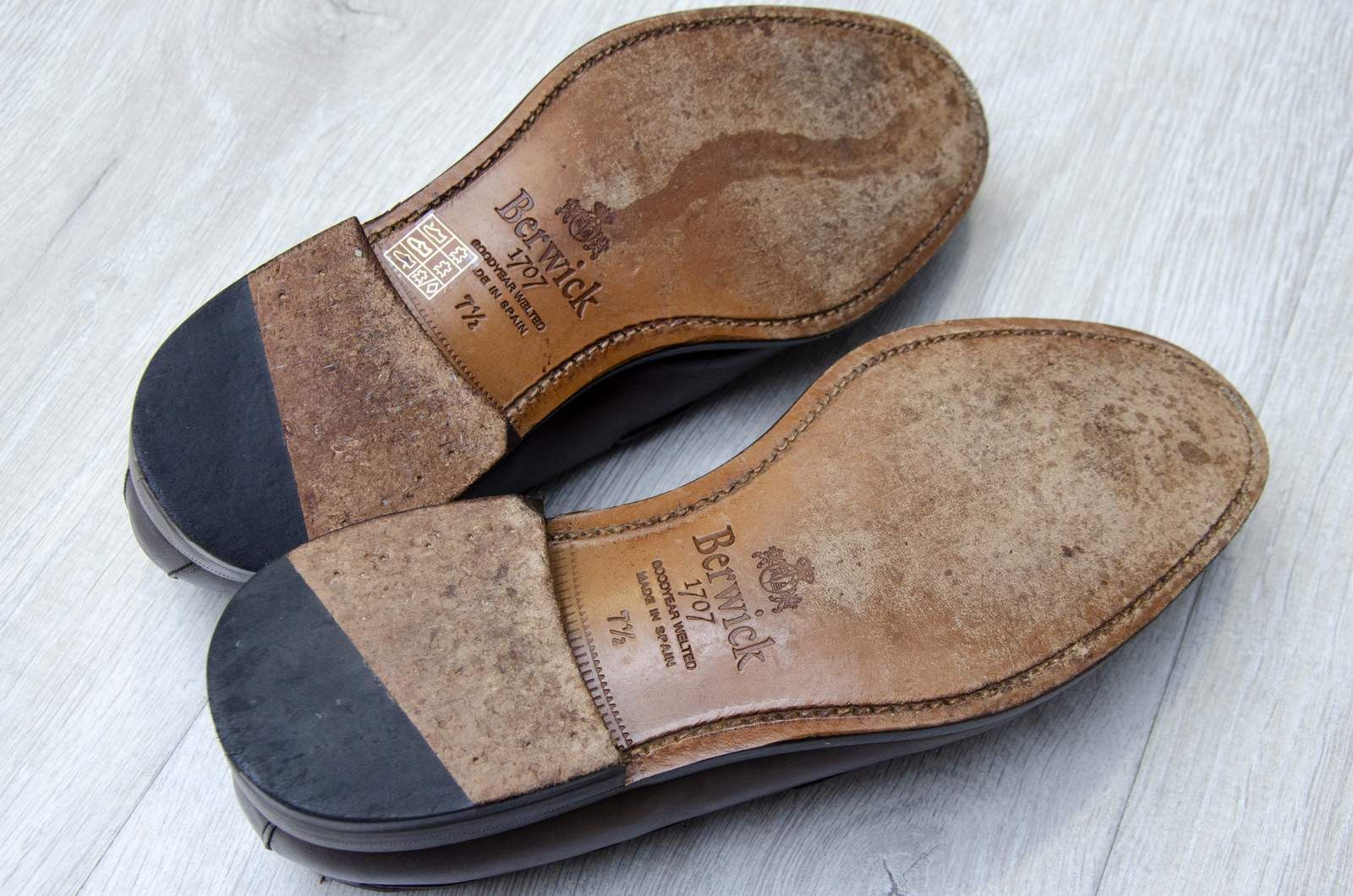 Berwick 1707 Berwick 8491-KP10 Cordovan Red Brown Loafers size 7 1/2 Size US 7.5 / EU 40-41 - 7 Thumbnail