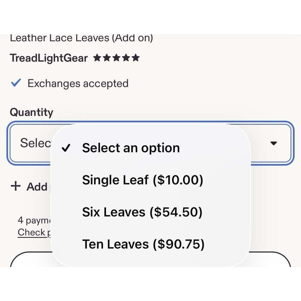 Other TreadLightGear Leather Leaf Gladiator Sandals Unisex Renaiss Size US 9.5 / IT 39.5 - 9 Thumbnail