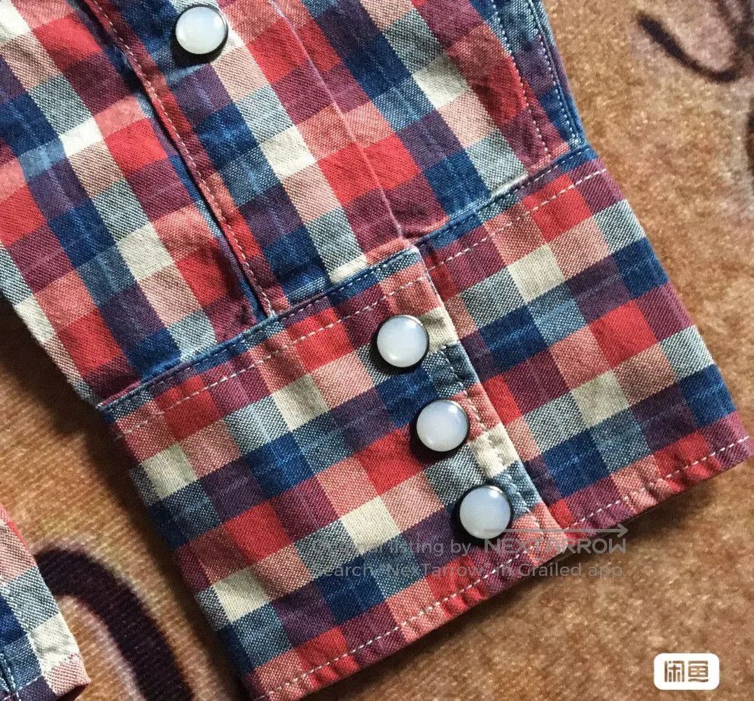 RRL Ralph Lauren RRL Plaid Shirt Red and Blue. Size US XL / EU 56 / 4 - 3 Thumbnail
