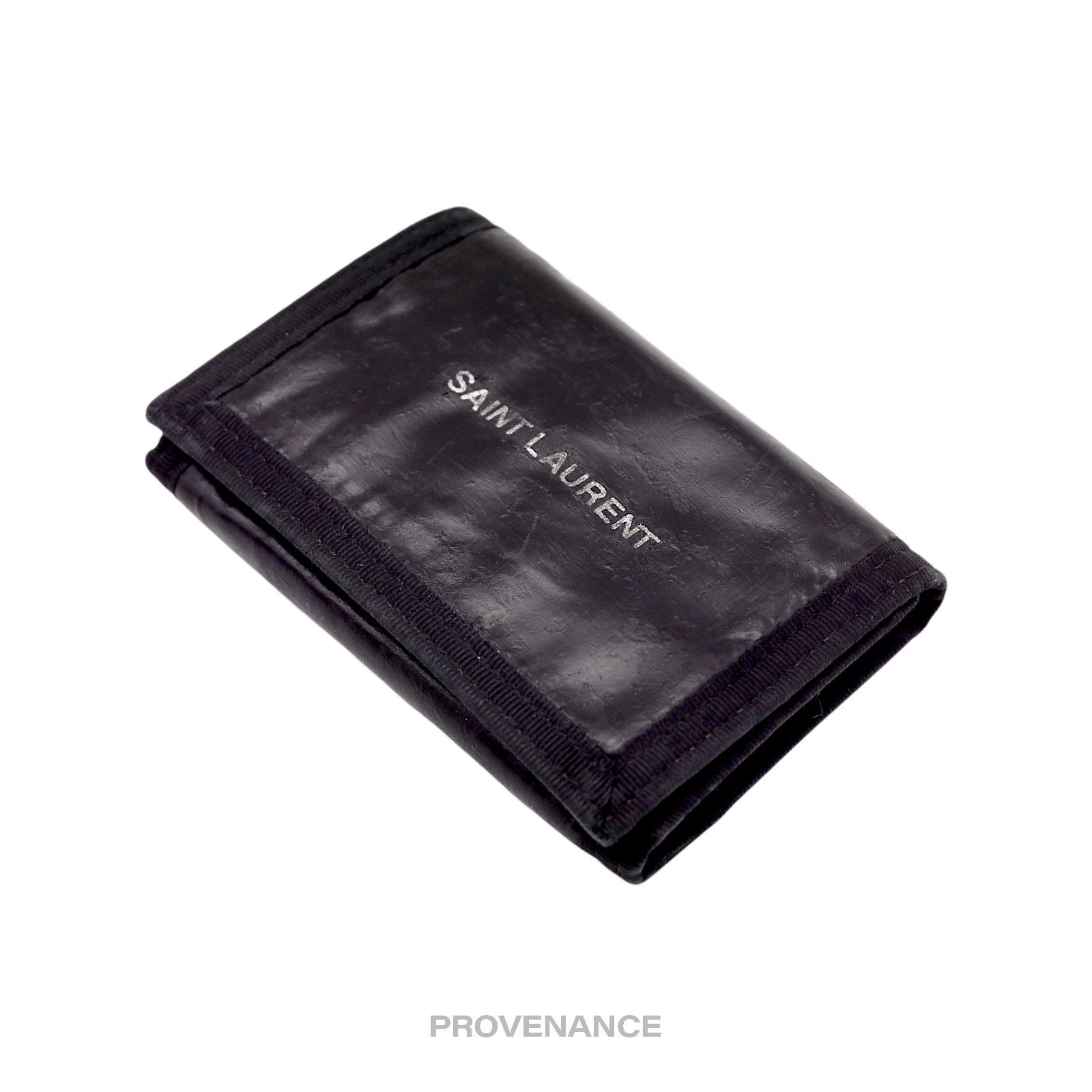 Saint Laurent Paris 🔴 Saint Laurent Paris SLP Trifold Wallet - Black Technical Size ONE SIZE - 3 Thumbnail