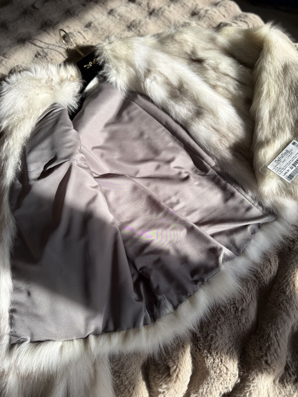 Other Natural Fox Fur Coat & Matching Headband Size XL / US 12-14 / IT 48-50 - 4 Thumbnail