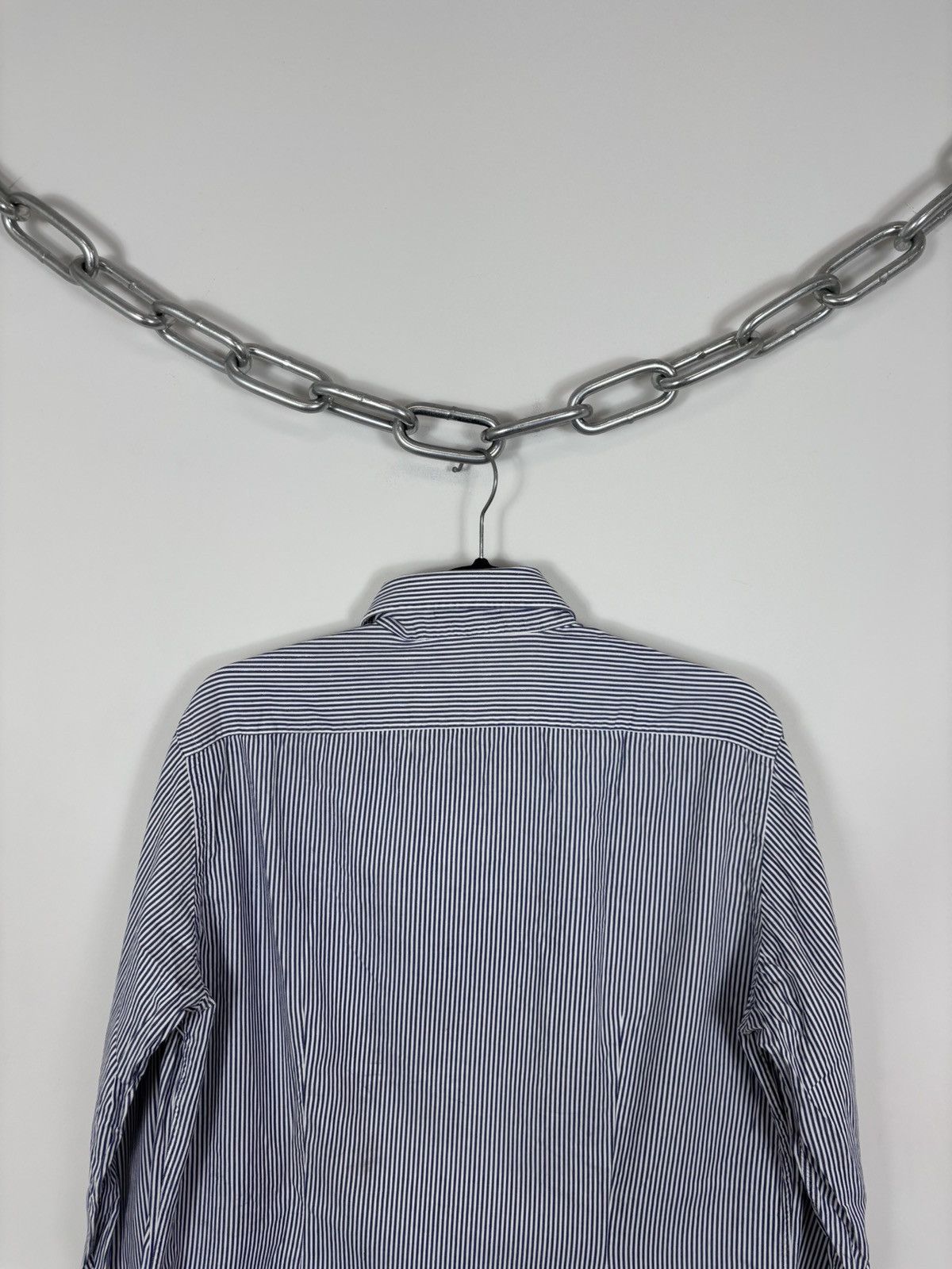 Roberto Cavalli Roberto Cavalli Men’s Striped Button Up Long Sleeve Shirt Size US L / EU 52-54 / 3 - 16 Thumbnail